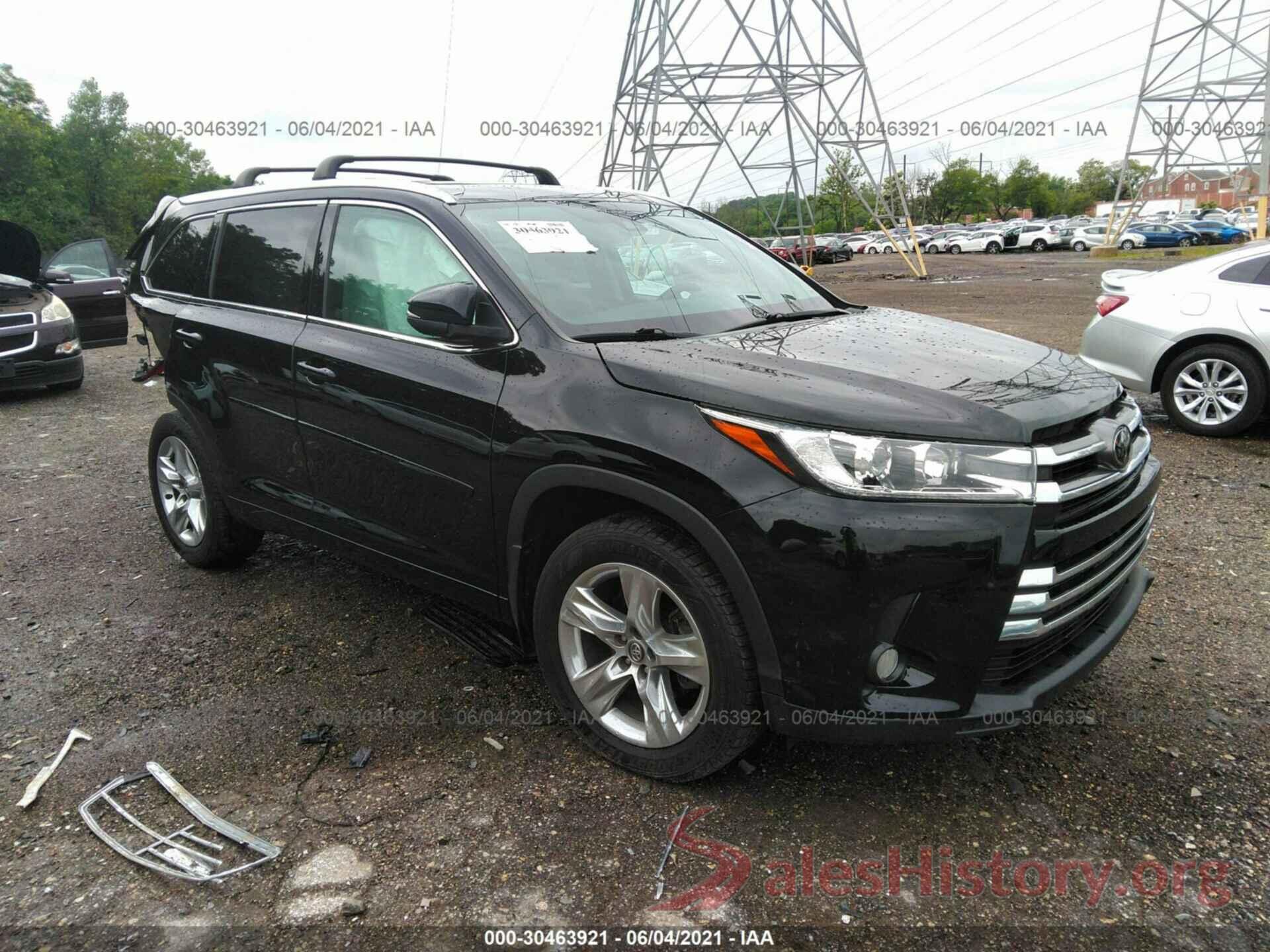 5TDDZRFH4HS465365 2017 TOYOTA HIGHLANDER