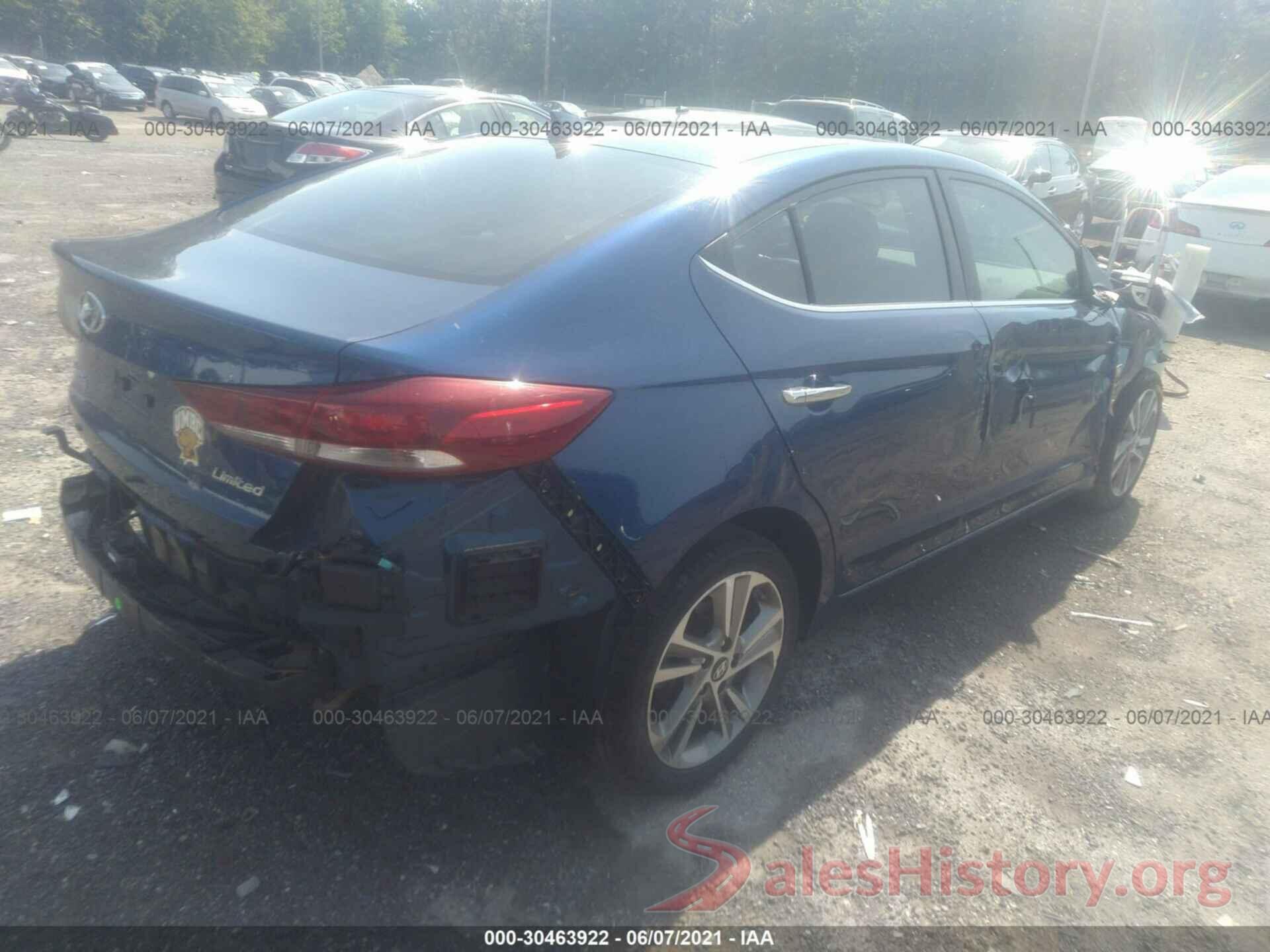 5NPD84LF6HH062700 2017 HYUNDAI ELANTRA