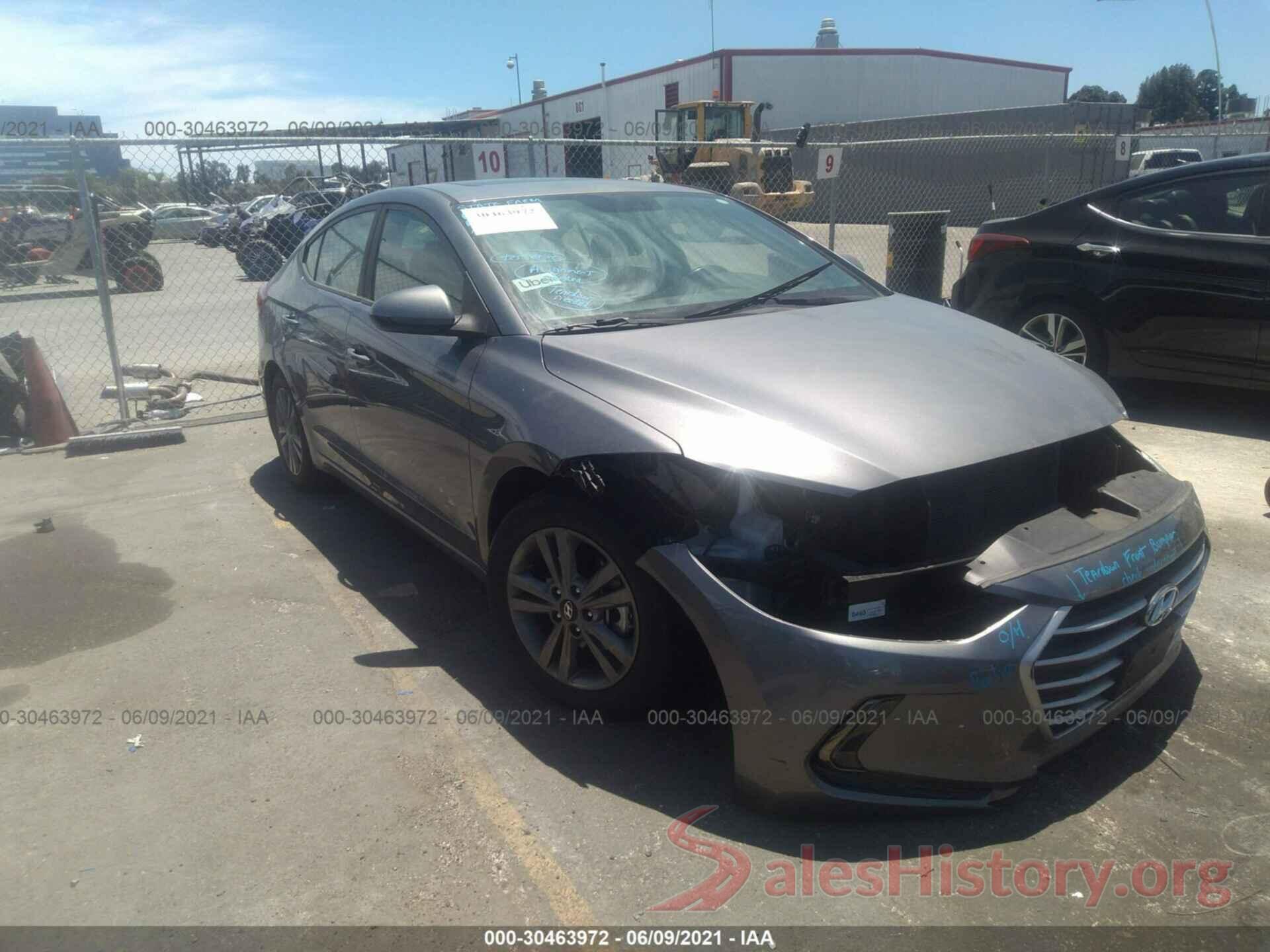 5NPD84LF1JH315461 2018 HYUNDAI ELANTRA