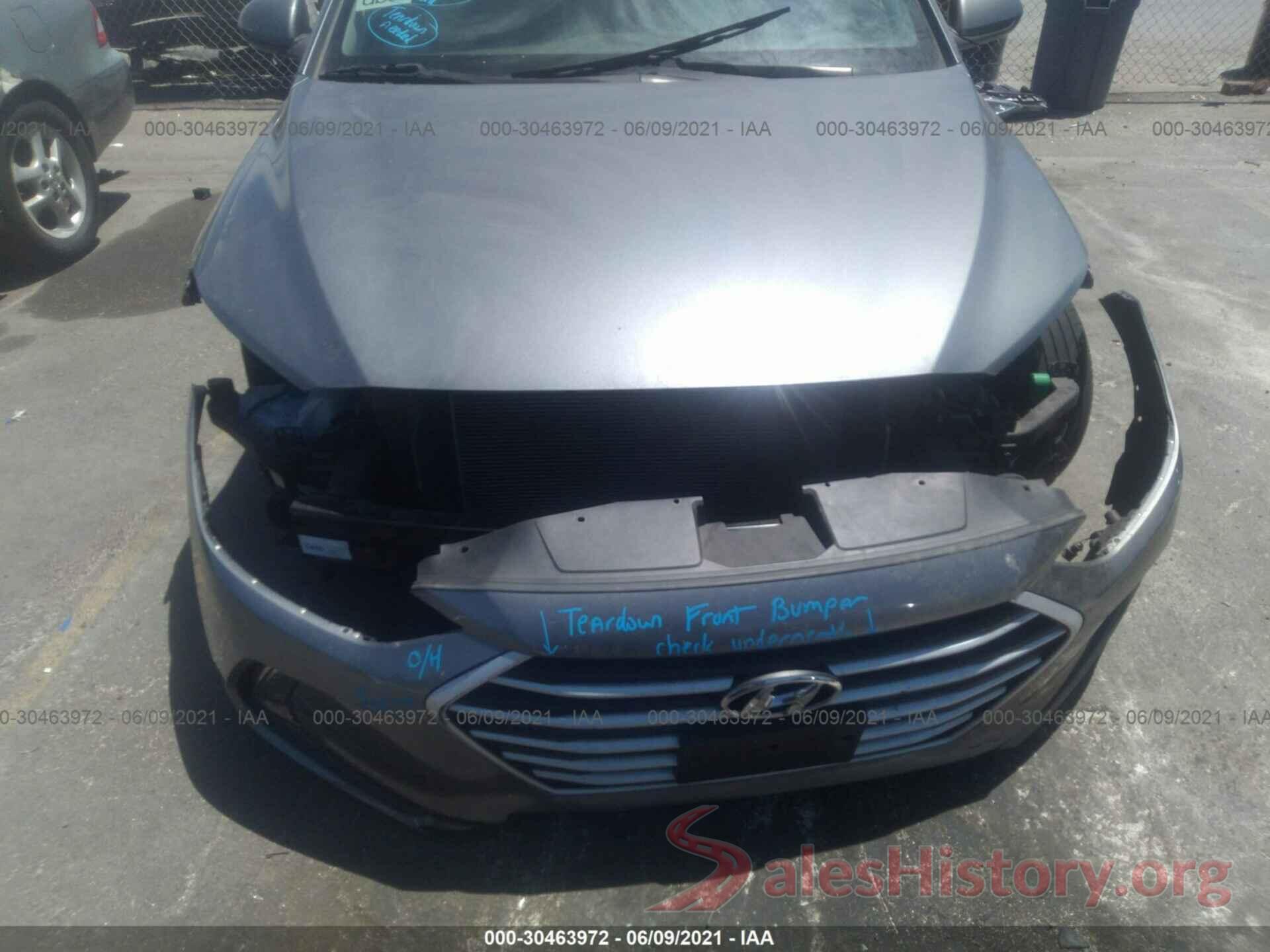 5NPD84LF1JH315461 2018 HYUNDAI ELANTRA