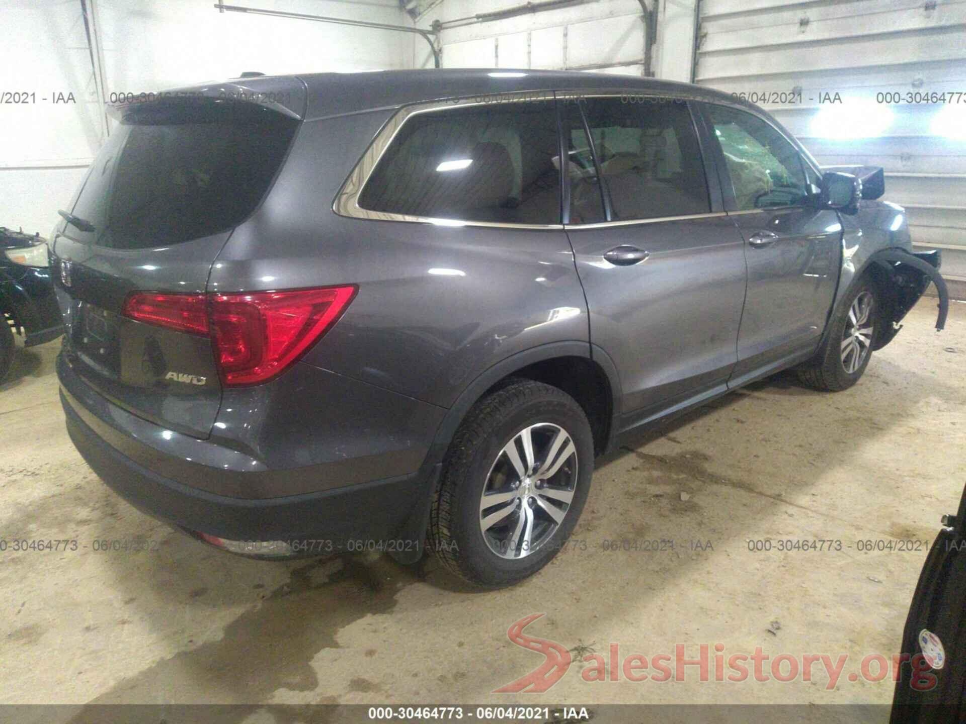 5FNYF6H30HB093487 2017 HONDA PILOT