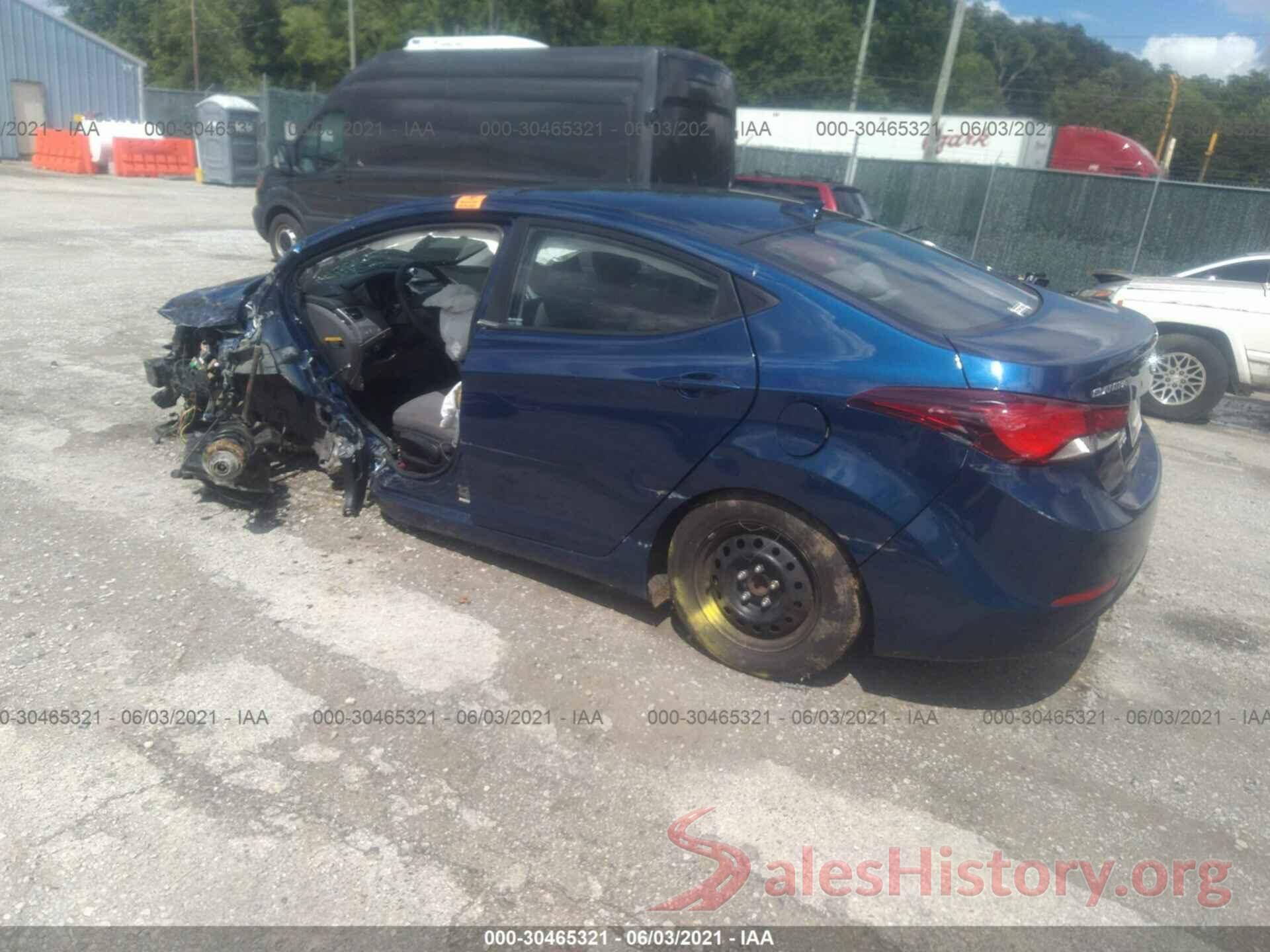 5NPDH4AE7GH767918 2016 HYUNDAI ELANTRA