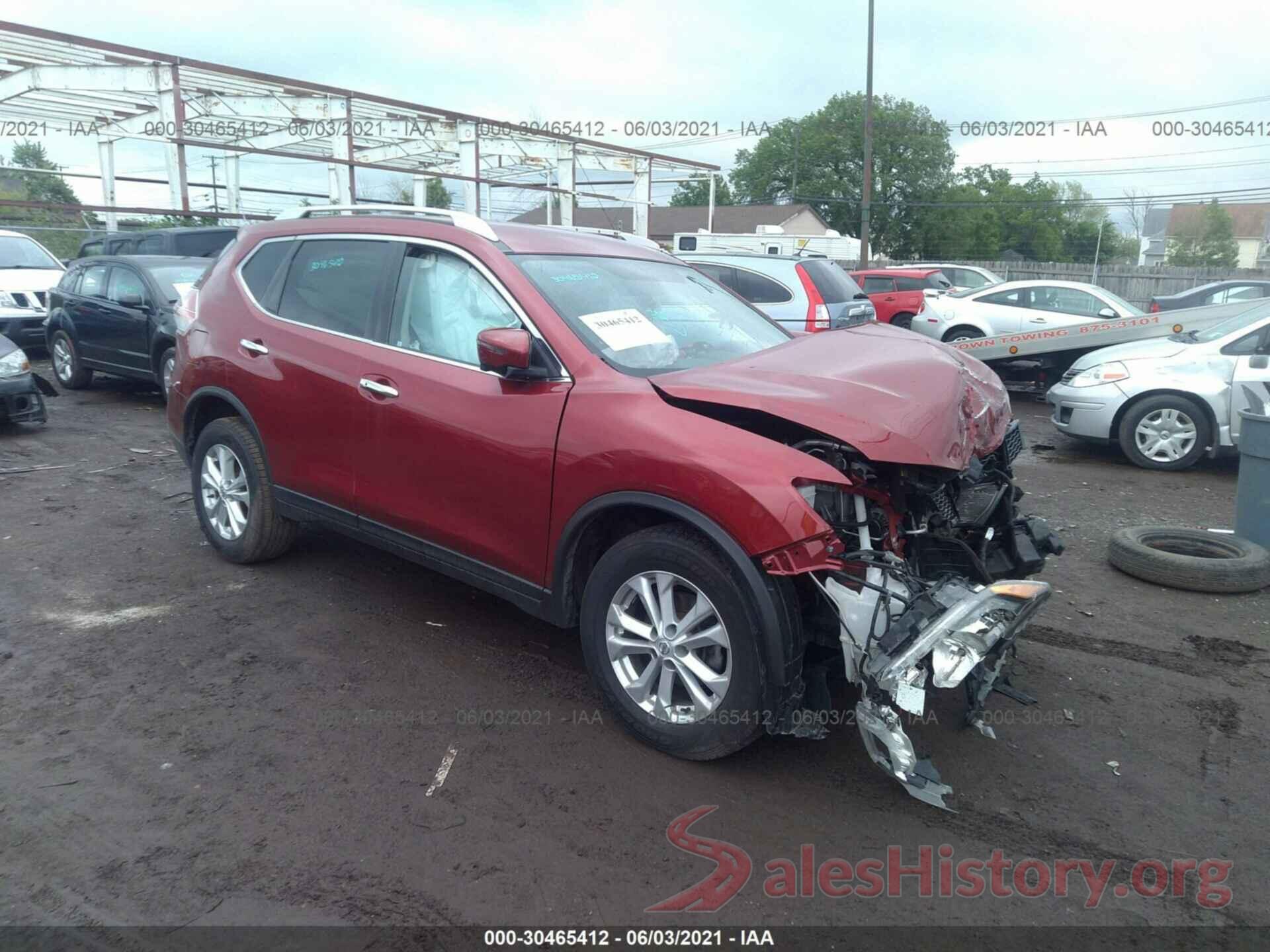 KNMAT2MV3GP731665 2016 NISSAN ROGUE