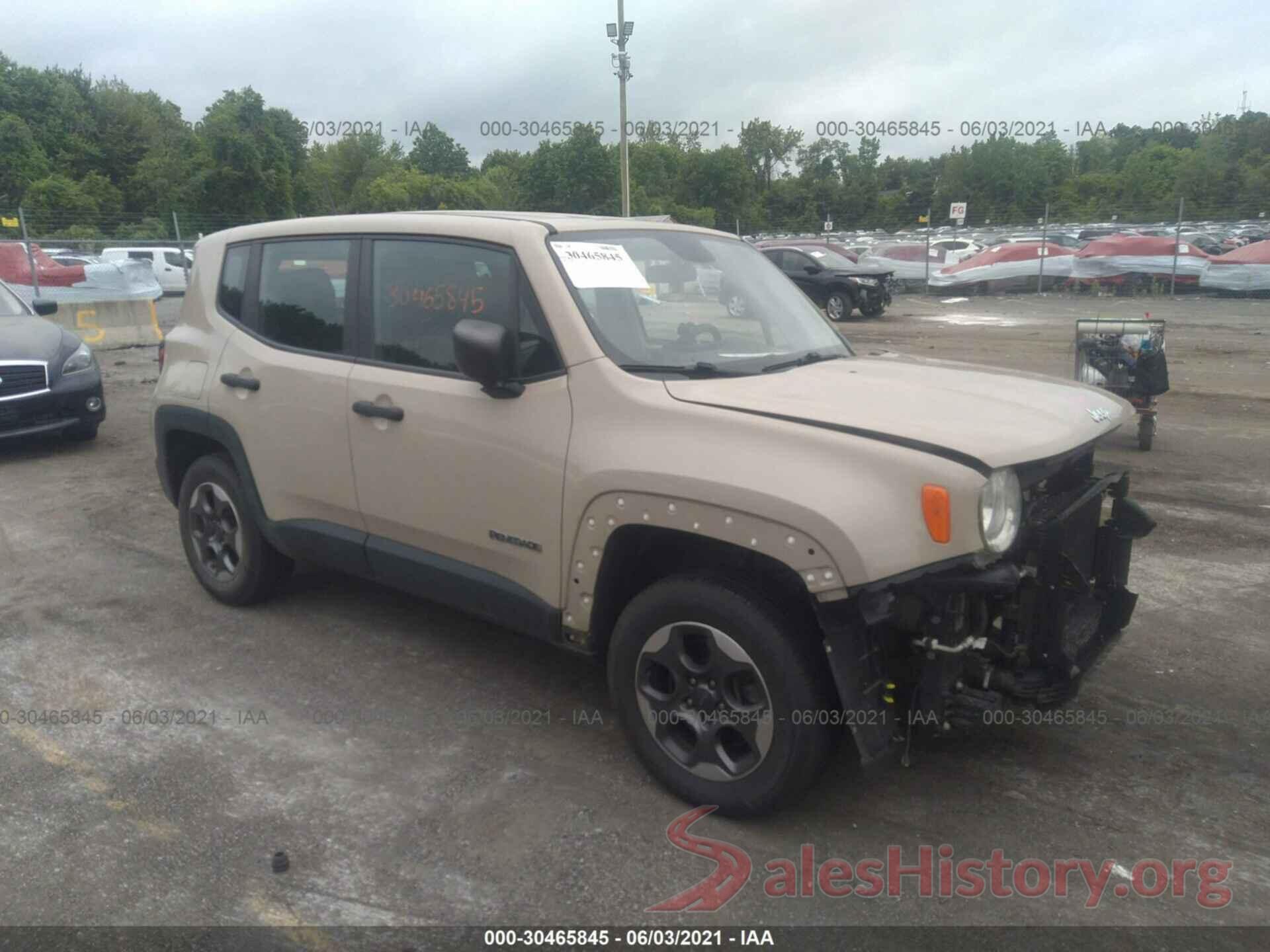 ZACCJBAW6GPD18573 2016 JEEP RENEGADE