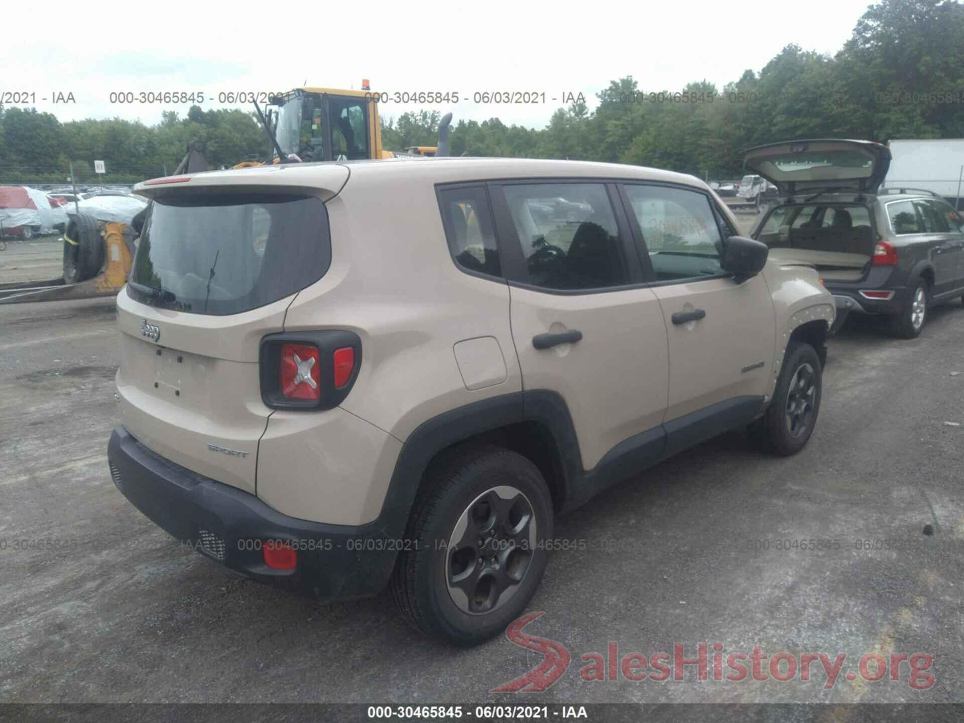 ZACCJBAW6GPD18573 2016 JEEP RENEGADE