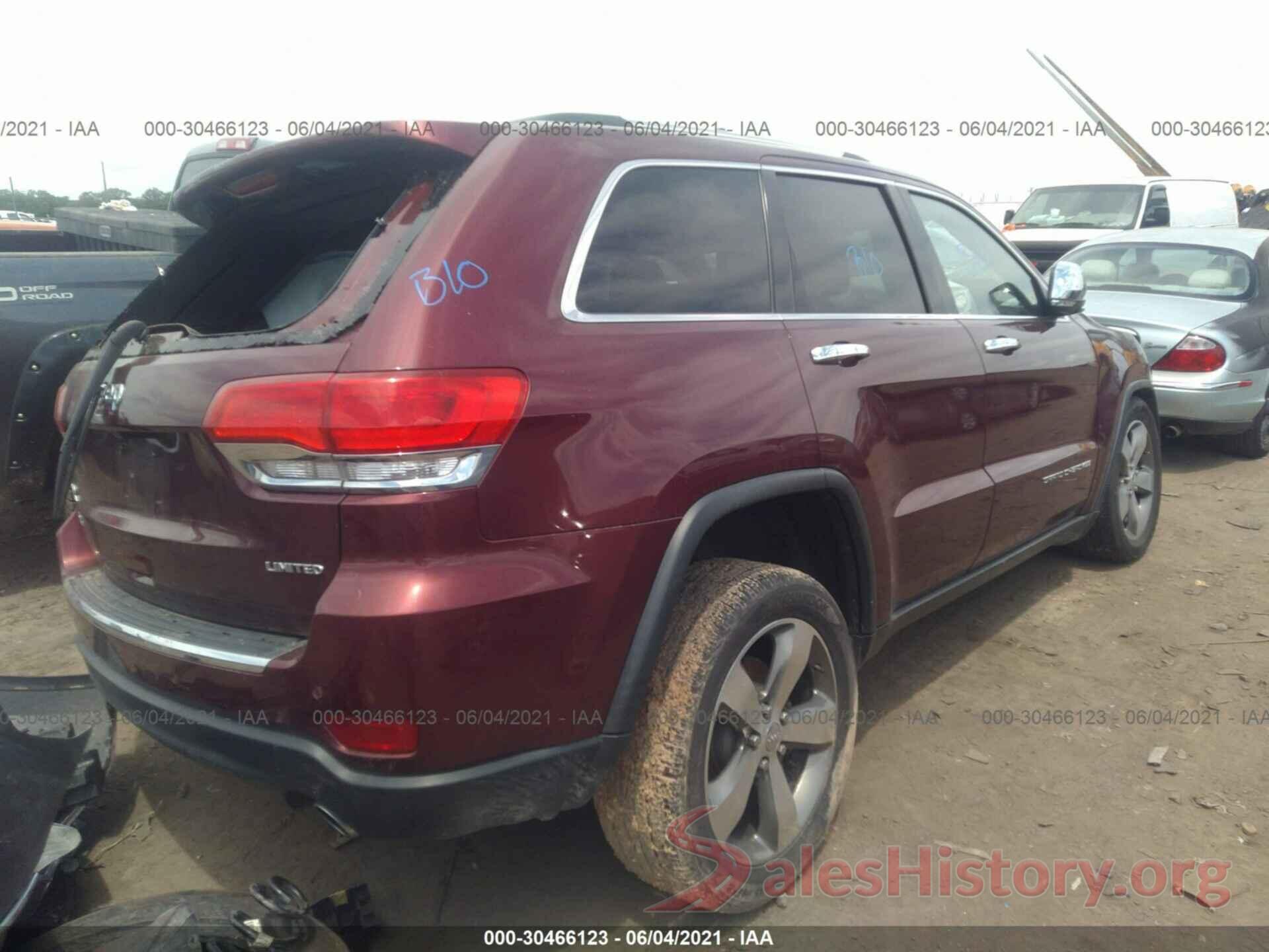 1C4RJFBG5GC304015 2016 JEEP GRAND CHEROKEE