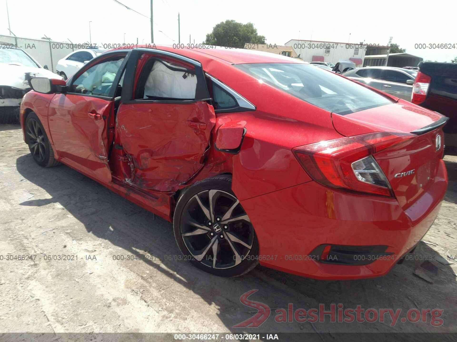 2HGFC2F88KH585677 2019 HONDA CIVIC SEDAN