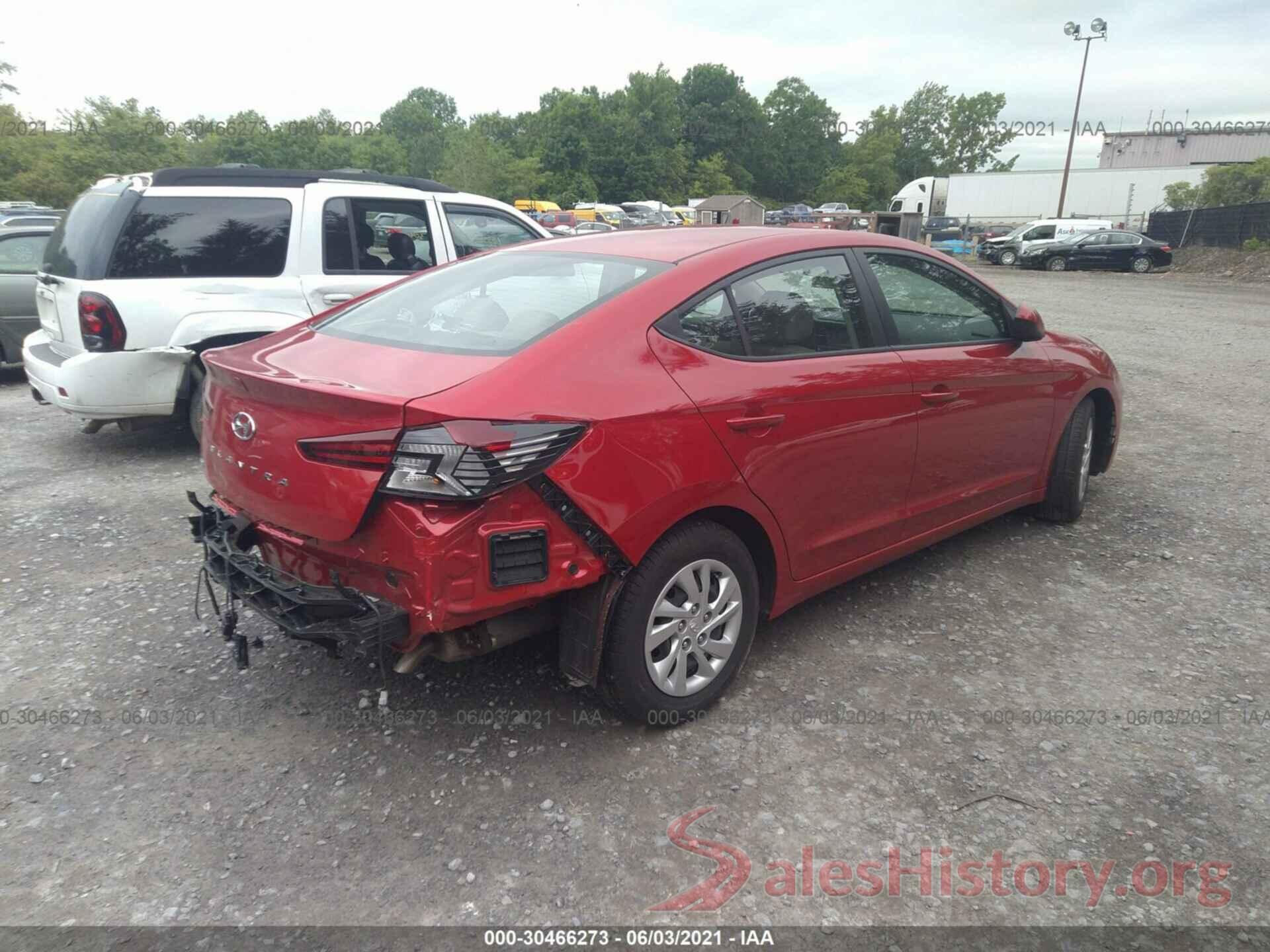 5NPD74LF2LH593811 2020 HYUNDAI ELANTRA