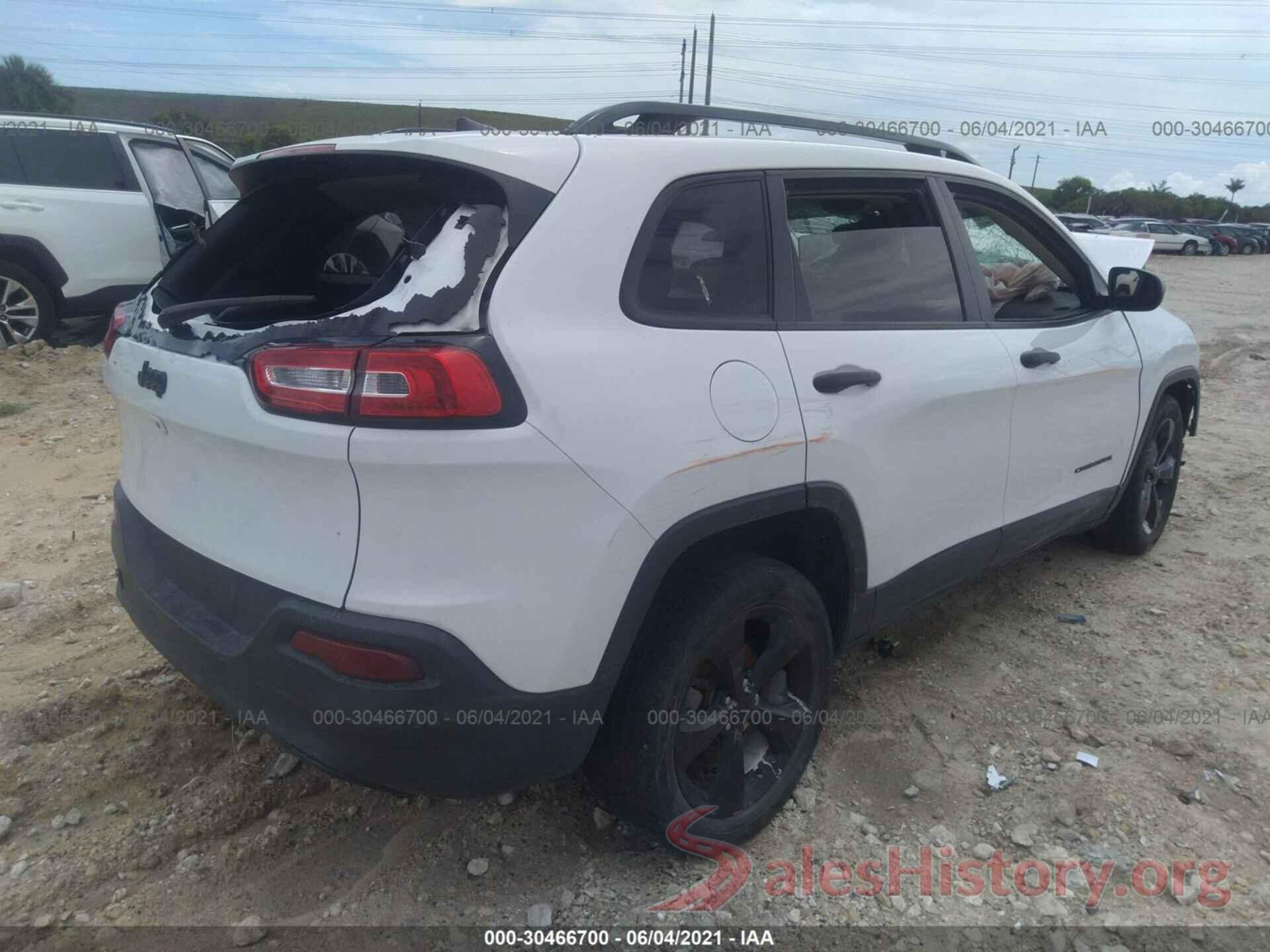 1C4PJLAB9GW372702 2016 JEEP CHEROKEE