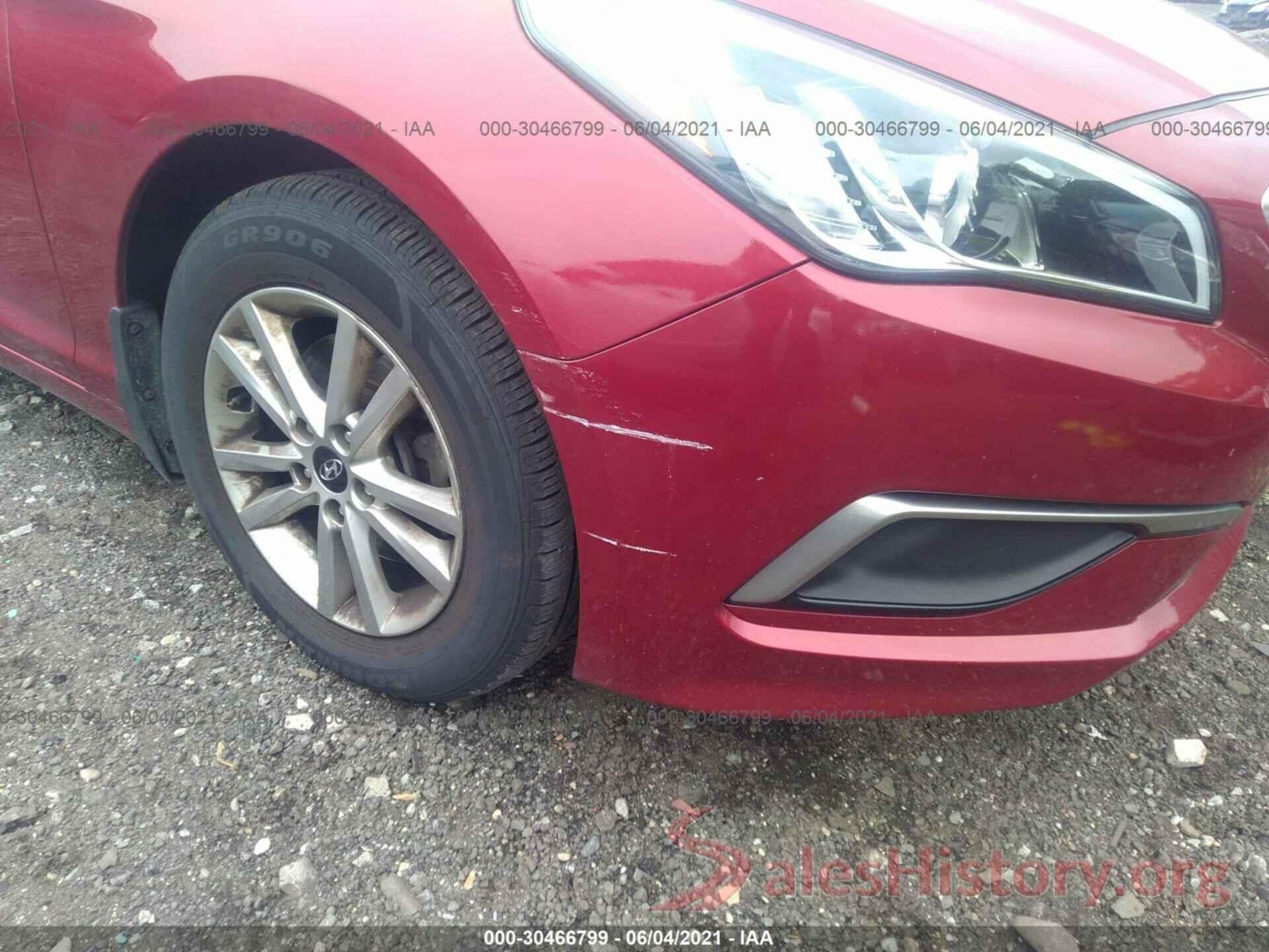 5NPE24AF0GH275696 2016 HYUNDAI SONATA