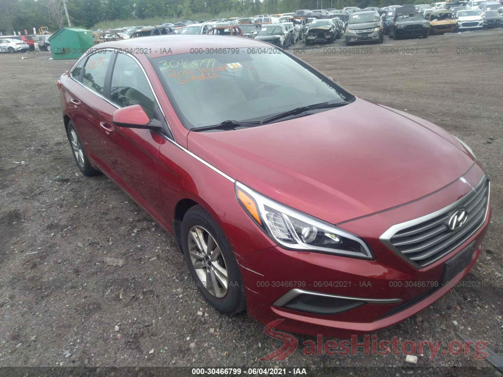 5NPE24AF0GH275696 2016 HYUNDAI SONATA