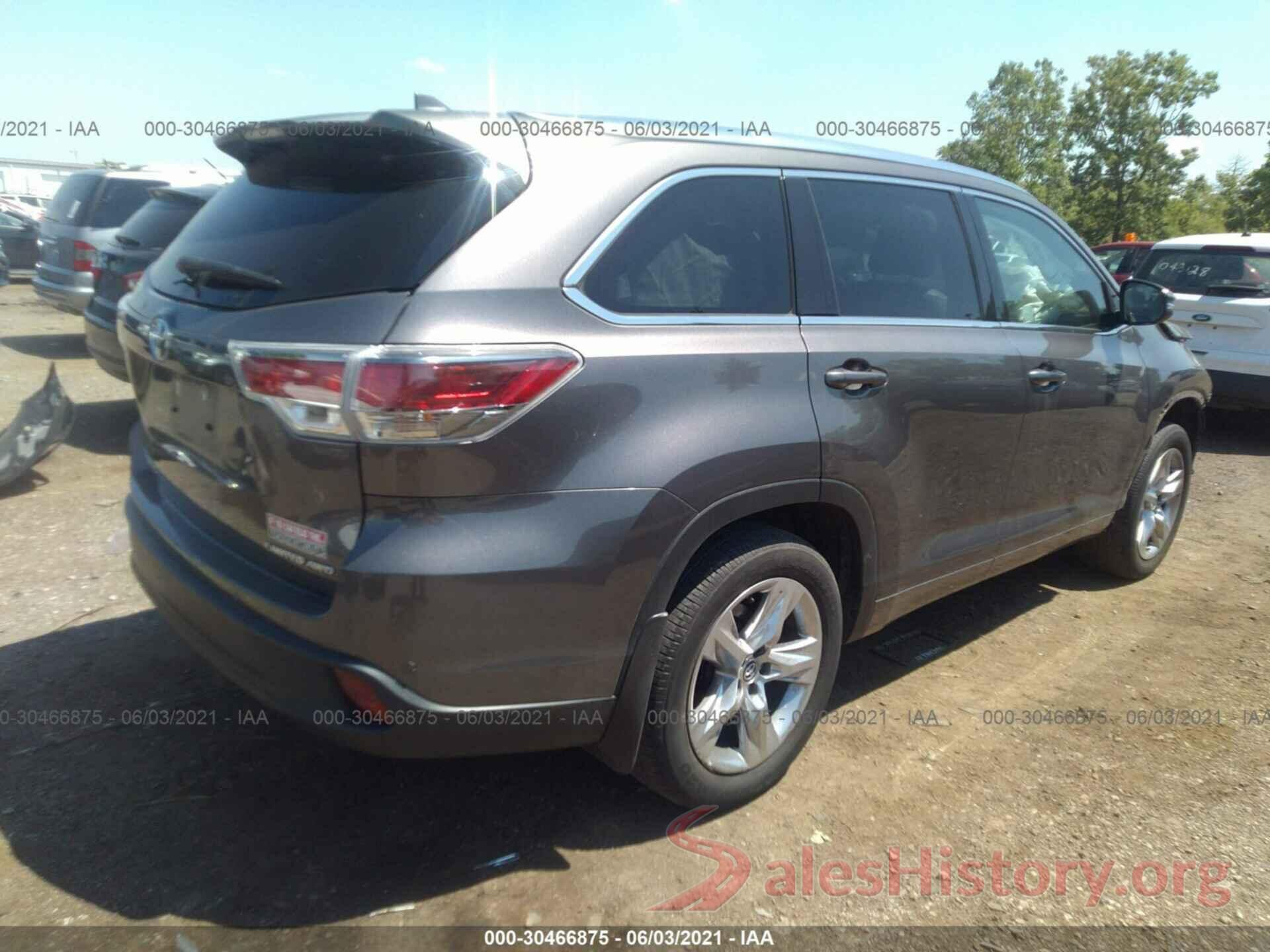 5TDDKRFH0GS260712 2016 TOYOTA HIGHLANDER