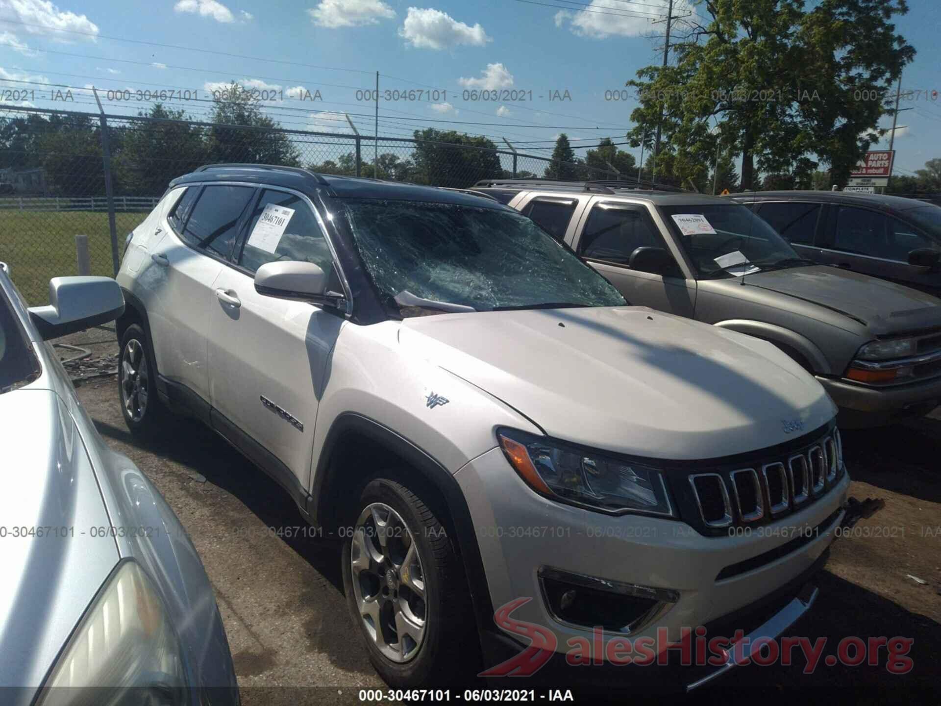 3C4NJDCB1KT646063 2019 JEEP COMPASS