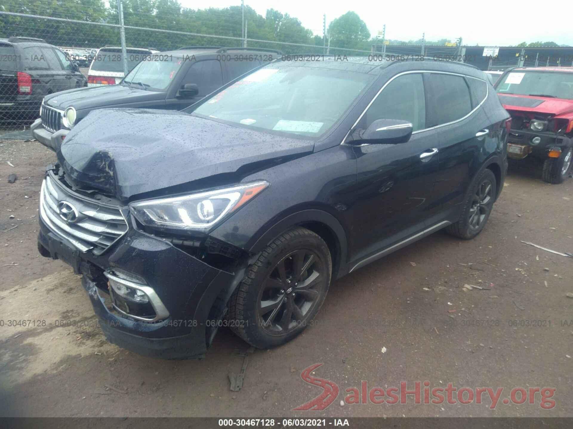 5XYZWDLA0HG391884 2017 HYUNDAI SANTA FE SPORT