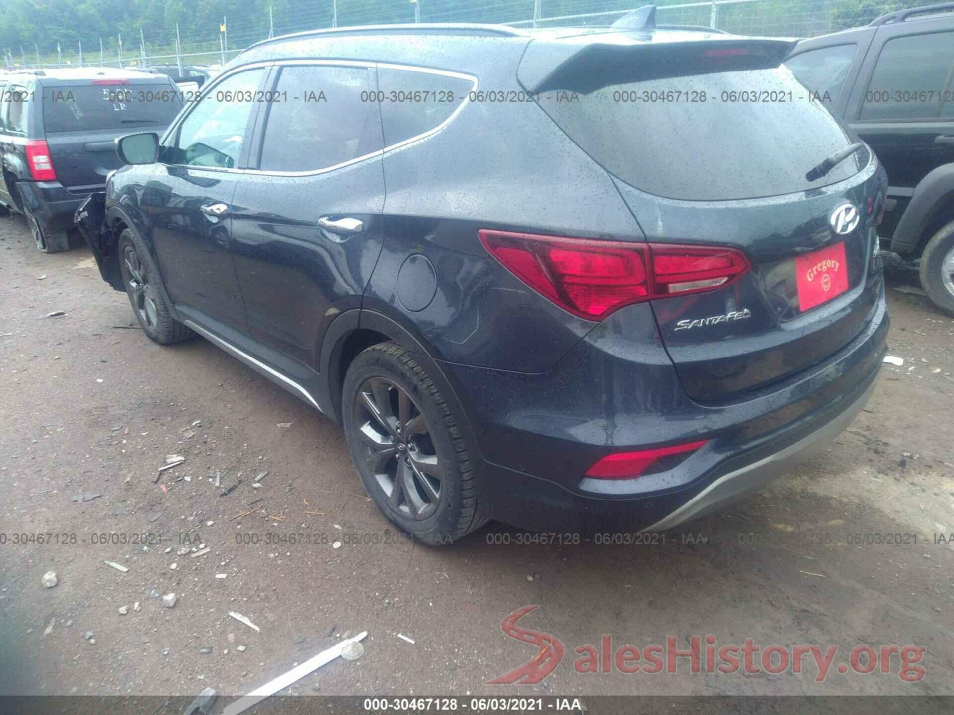 5XYZWDLA0HG391884 2017 HYUNDAI SANTA FE SPORT