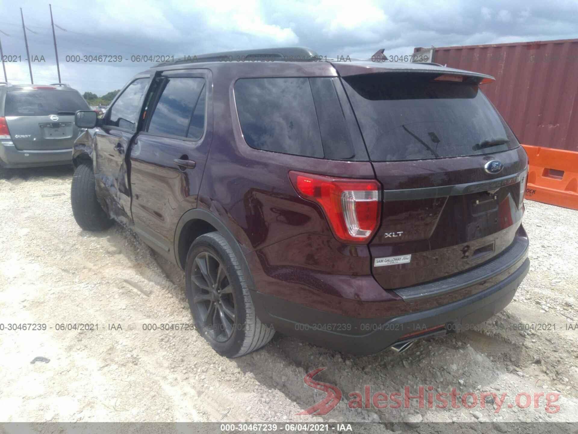 1FM5K7D83JGB52402 2018 FORD EXPLORER