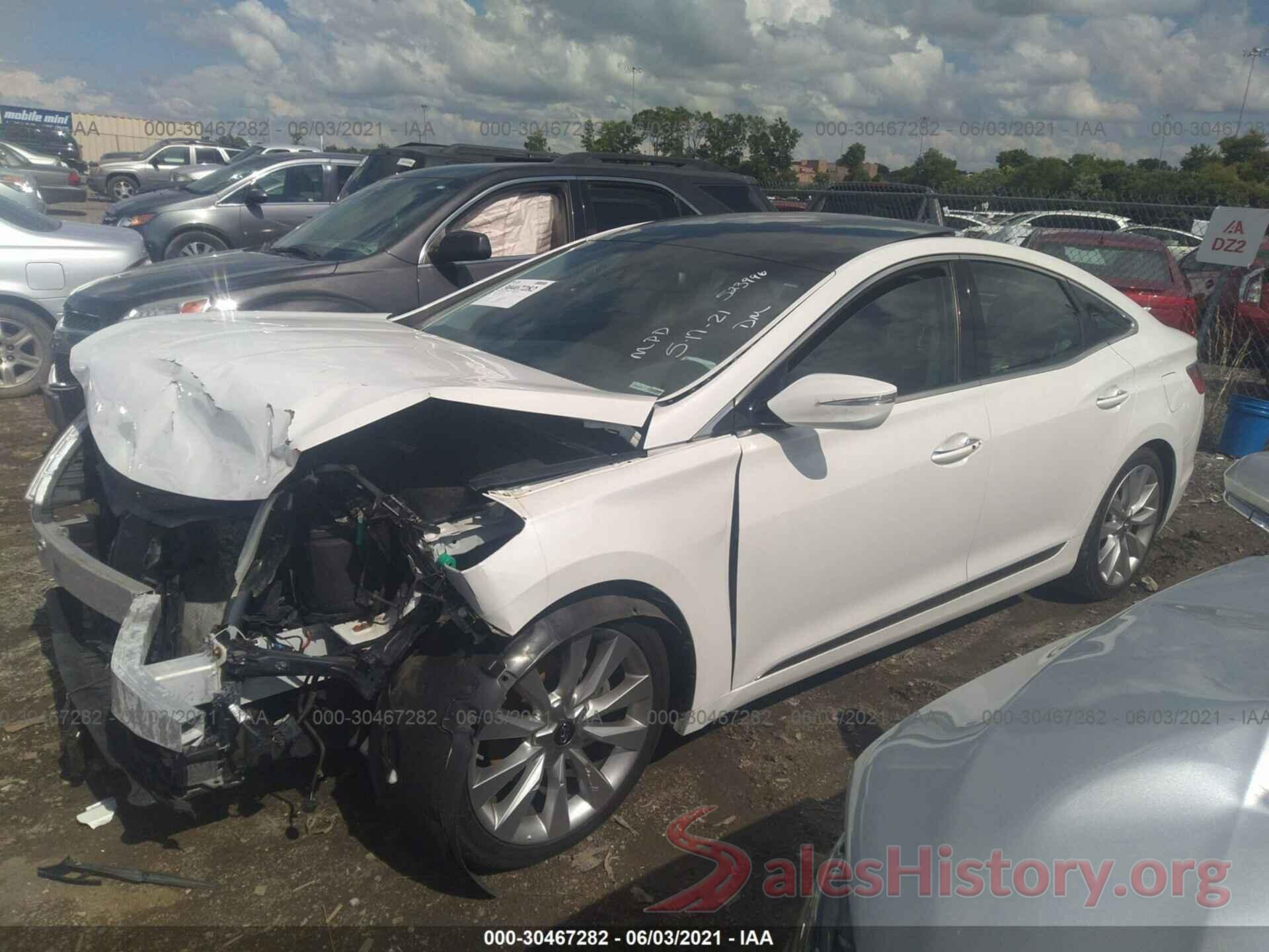 KMHFH4JG6GA523996 2016 HYUNDAI AZERA