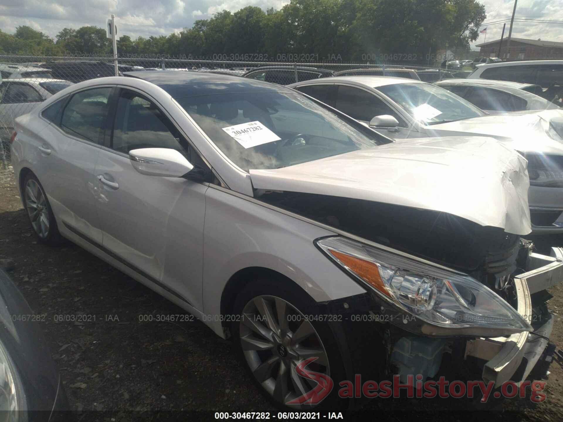 KMHFH4JG6GA523996 2016 HYUNDAI AZERA