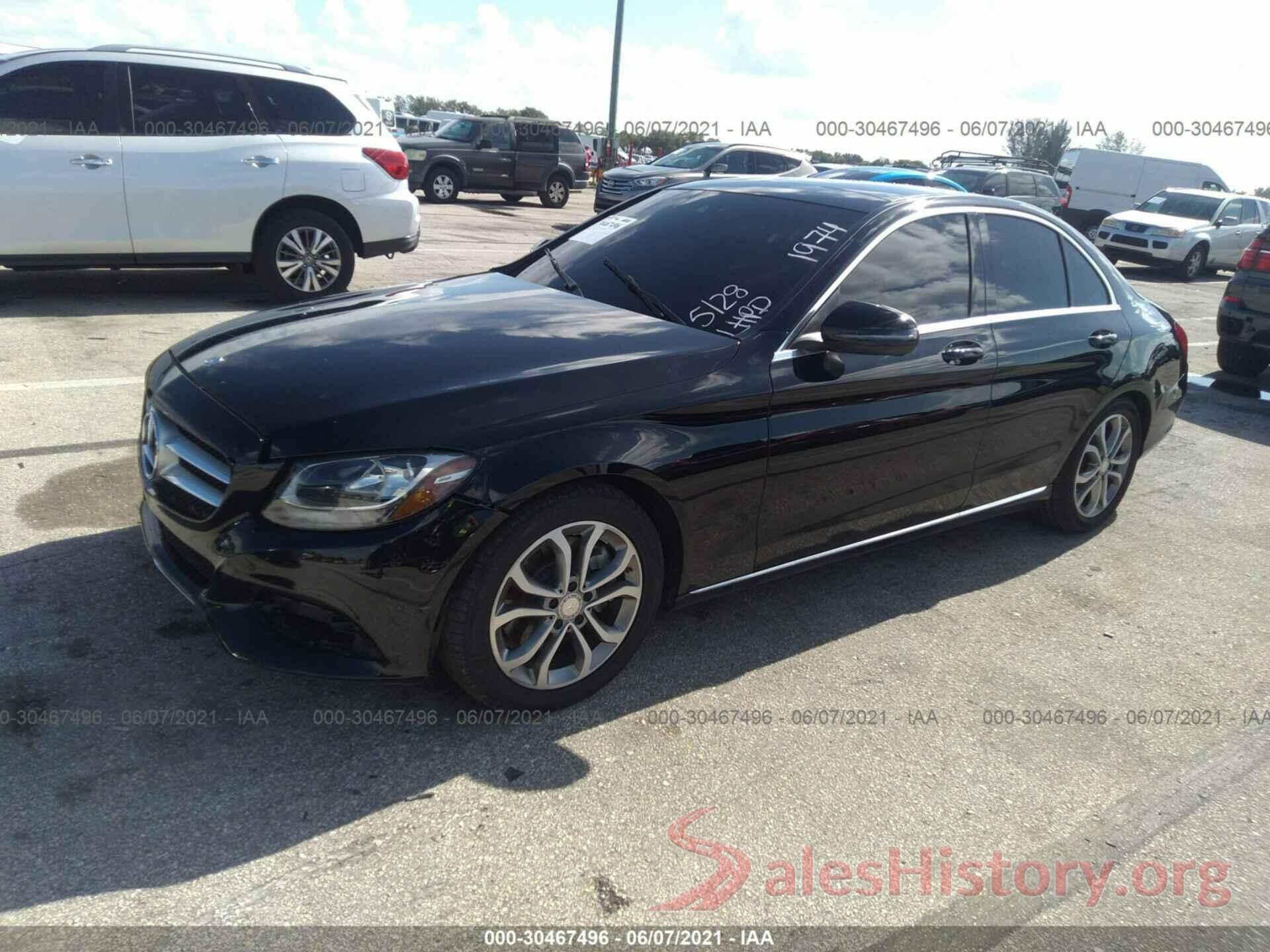 55SWF4JB3HU191974 2017 MERCEDES-BENZ C-CLASS