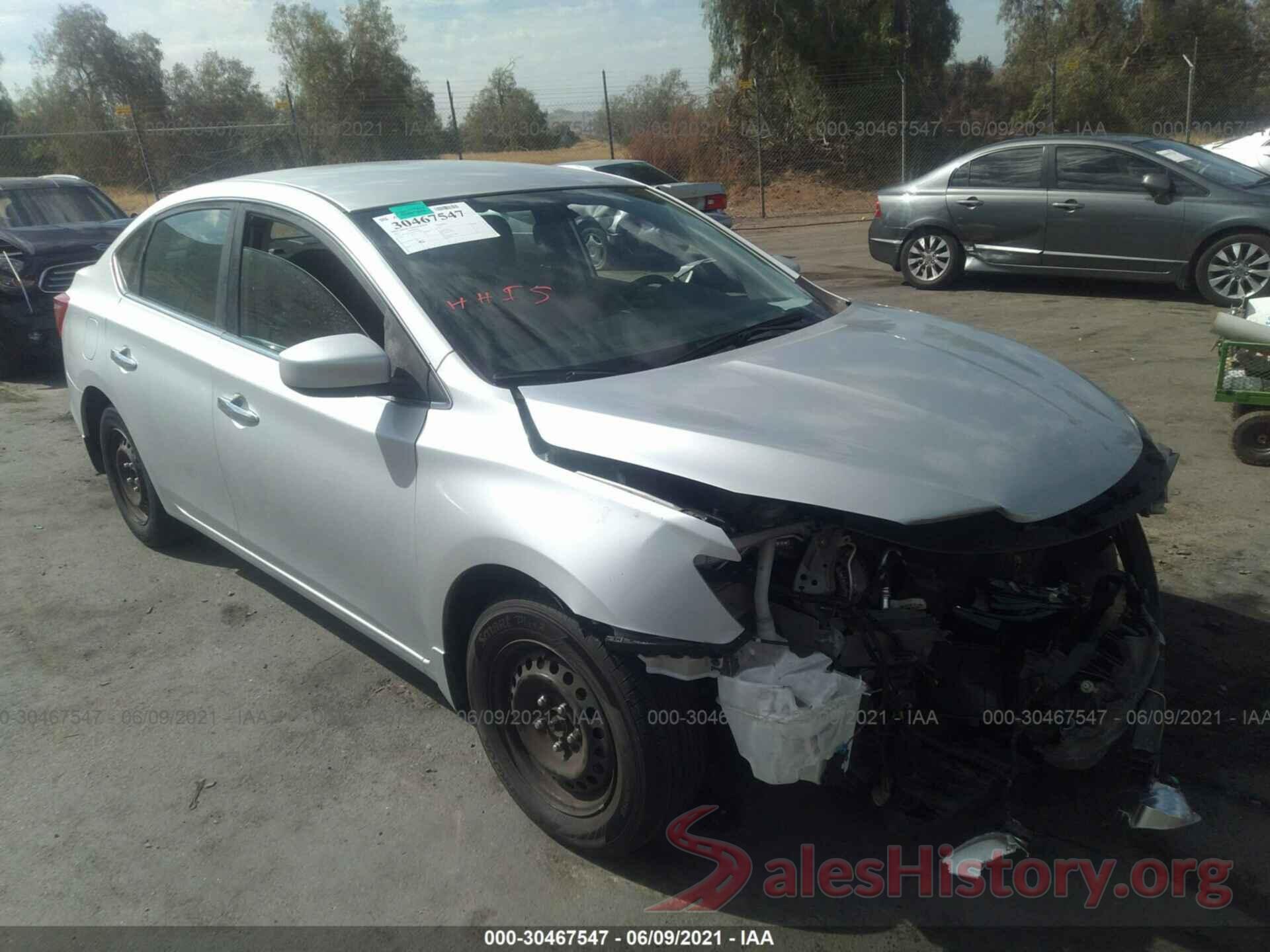 3N1AB7AP1HY382465 2017 NISSAN SENTRA