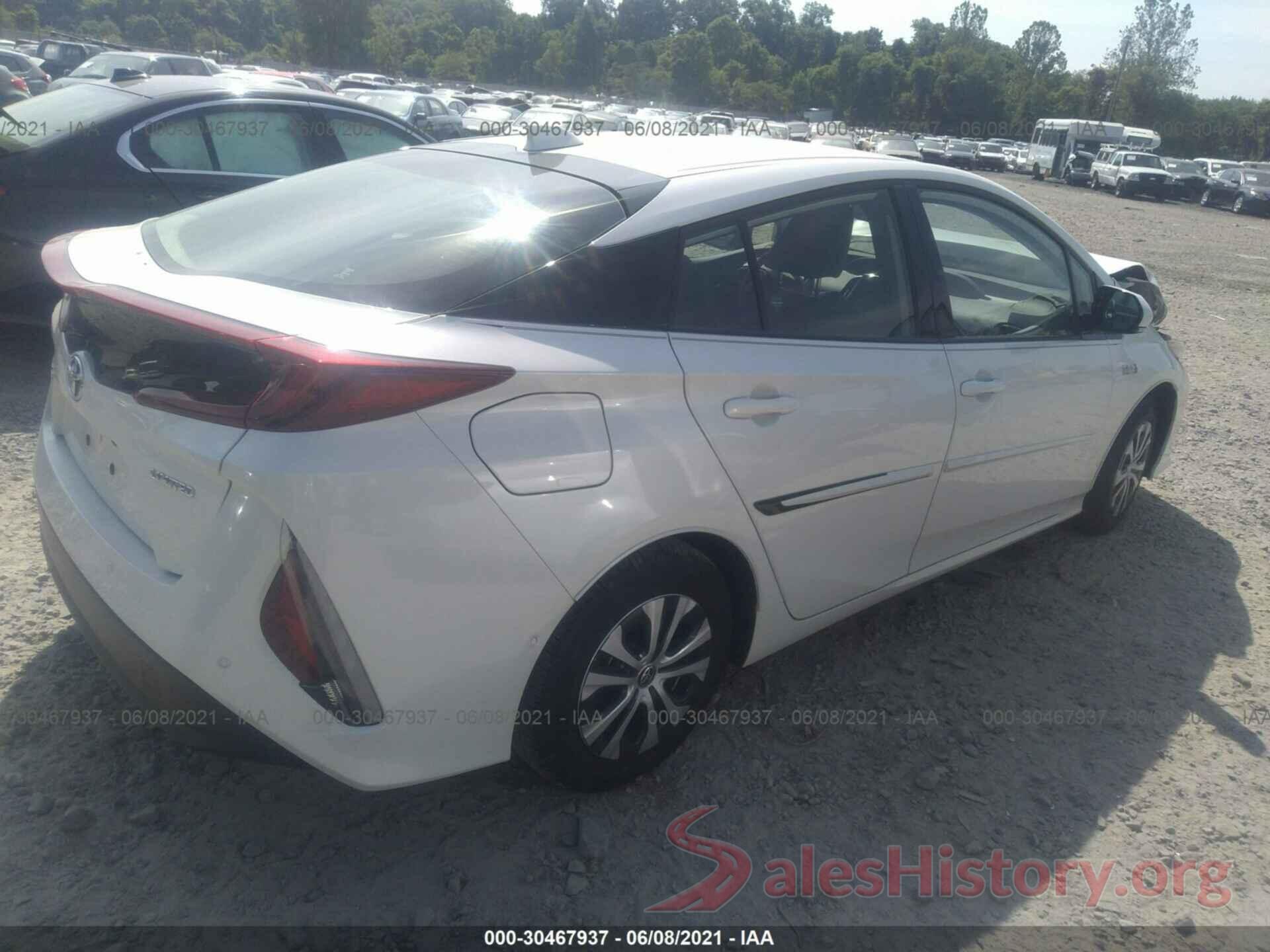 JTDKARFP0L3152801 2020 TOYOTA PRIUS PRIME