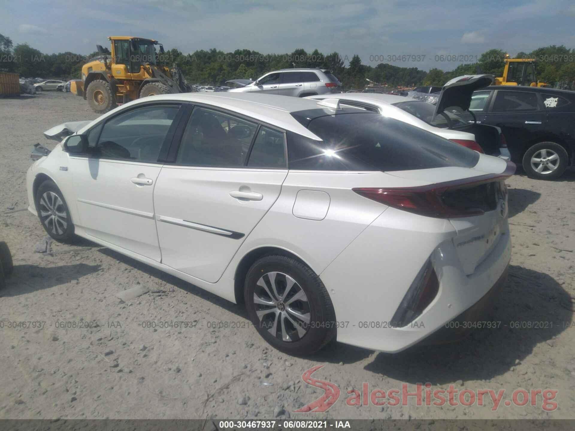 JTDKARFP0L3152801 2020 TOYOTA PRIUS PRIME