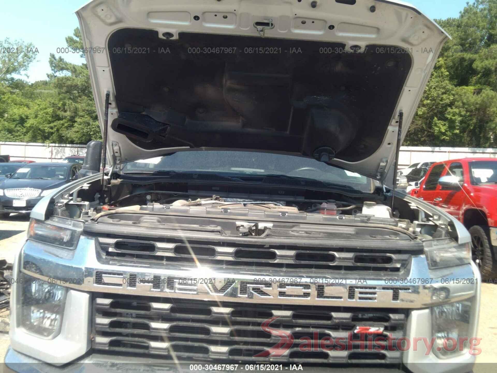 1GC4YNEYXMF133387 2021 CHEVROLET SILVERADO 2500HD