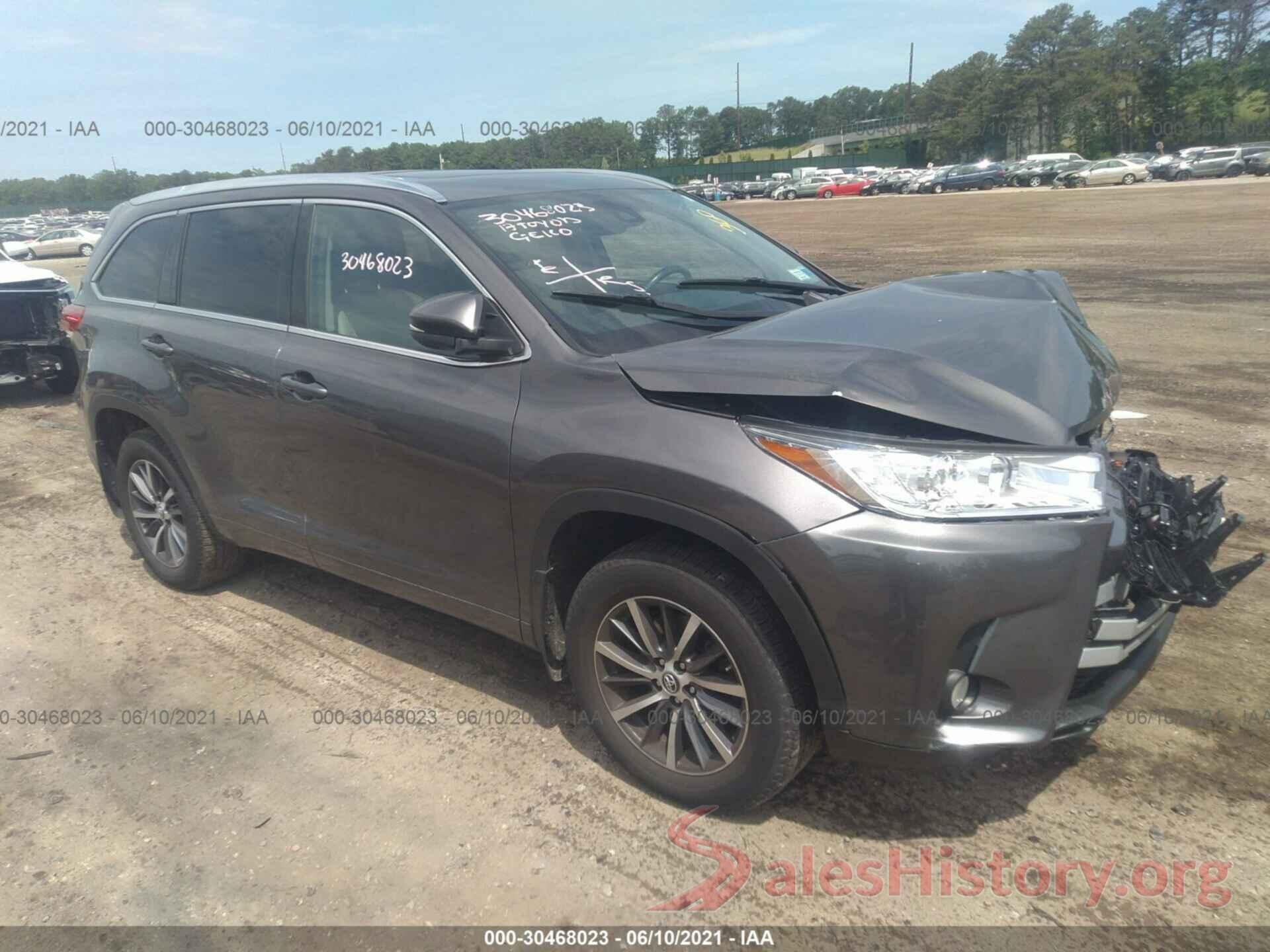 5TDJZRFH8HS422151 2017 TOYOTA HIGHLANDER