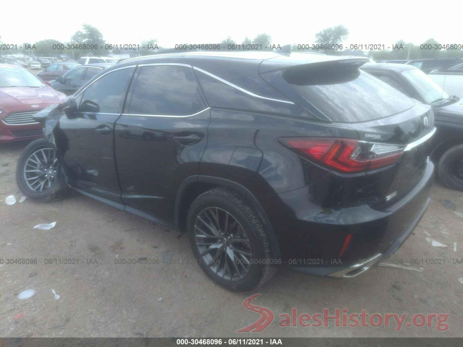 2T2BZMCAXJC143096 2018 LEXUS RX