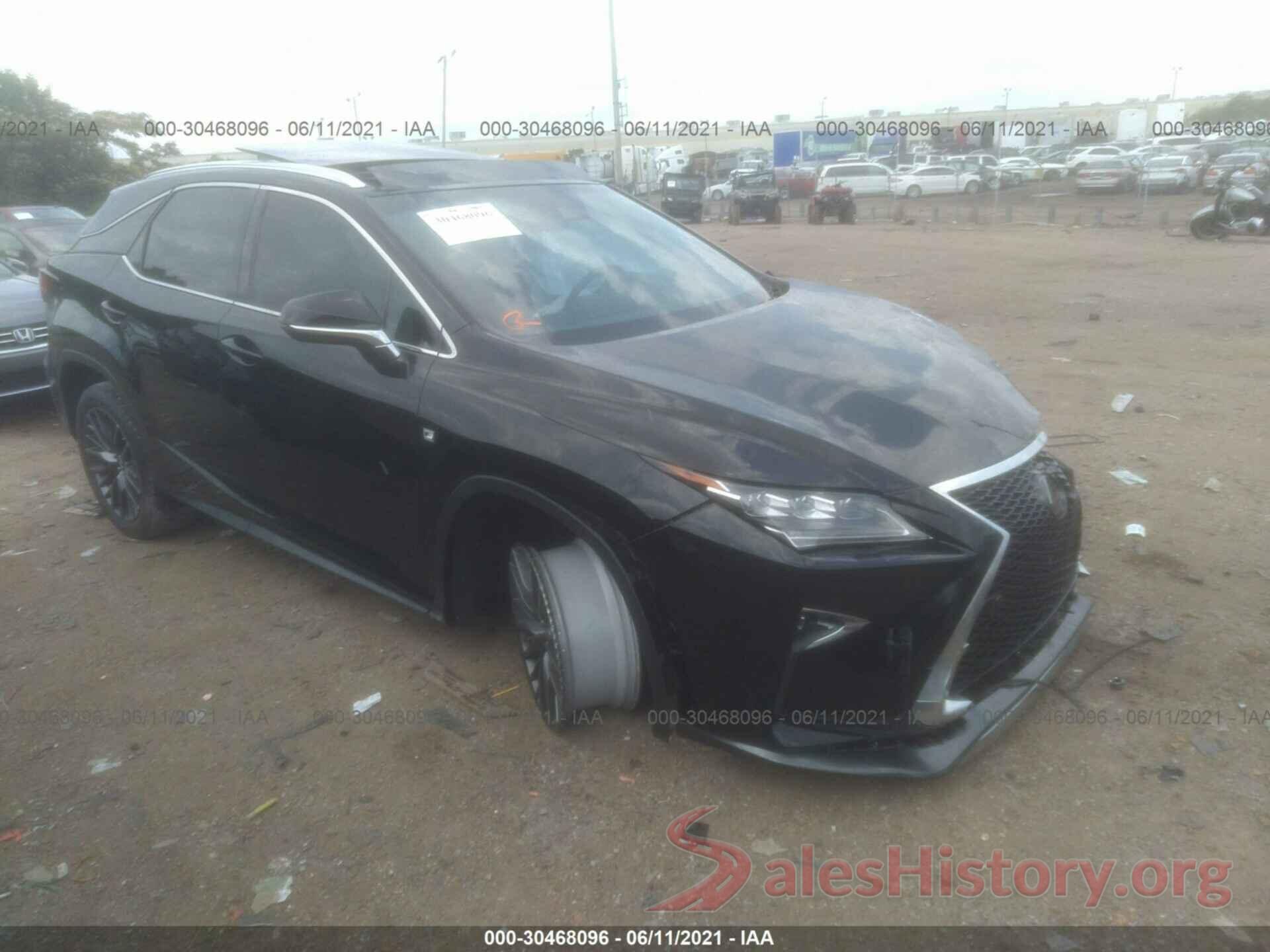 2T2BZMCAXJC143096 2018 LEXUS RX