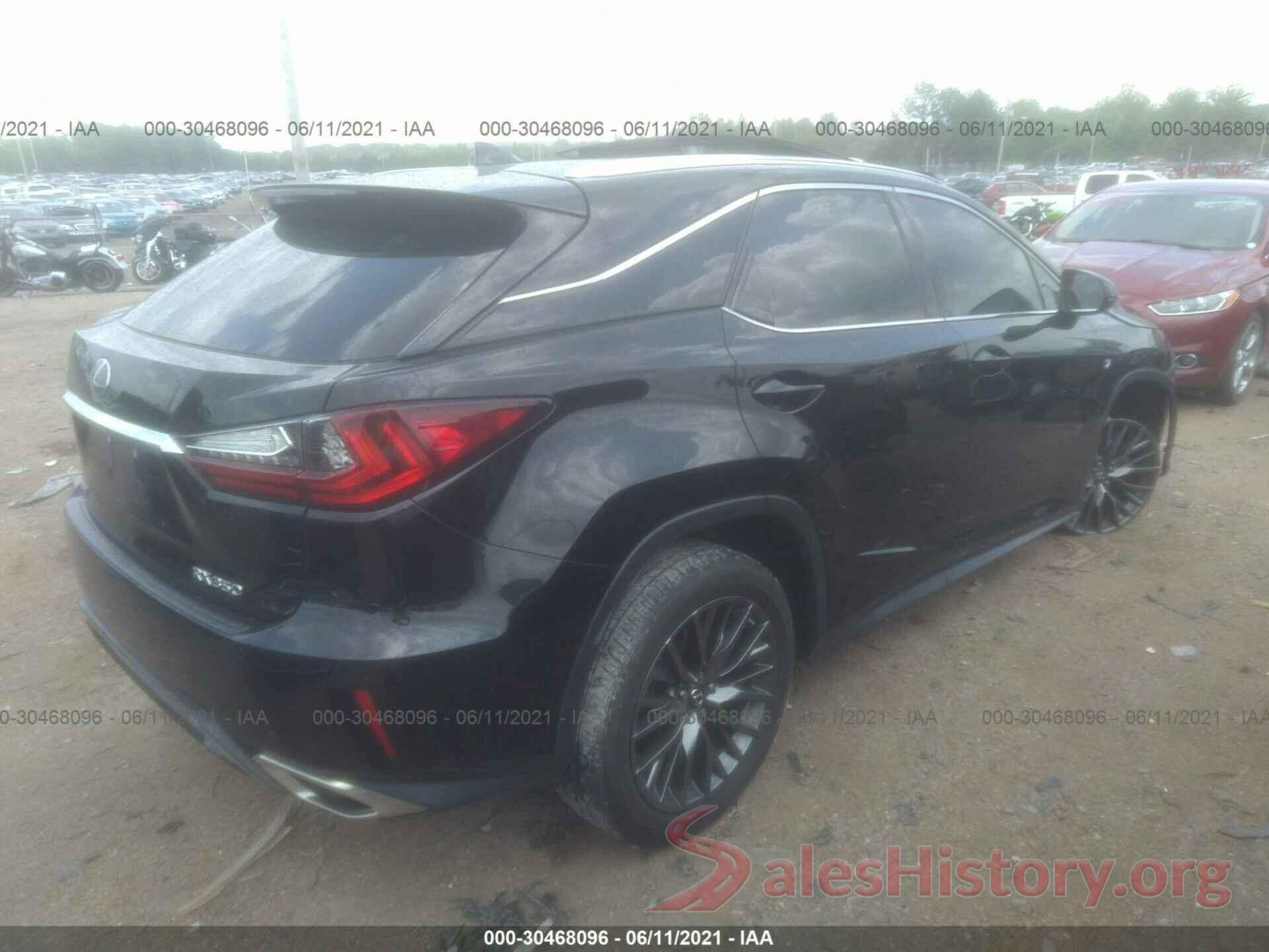 2T2BZMCAXJC143096 2018 LEXUS RX