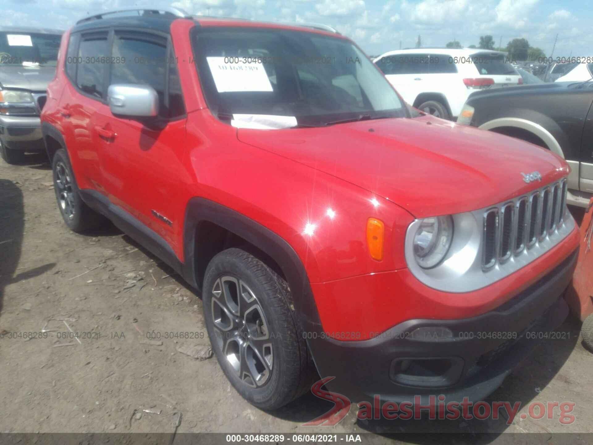 ZACCJBDT5GPC66757 2016 JEEP RENEGADE