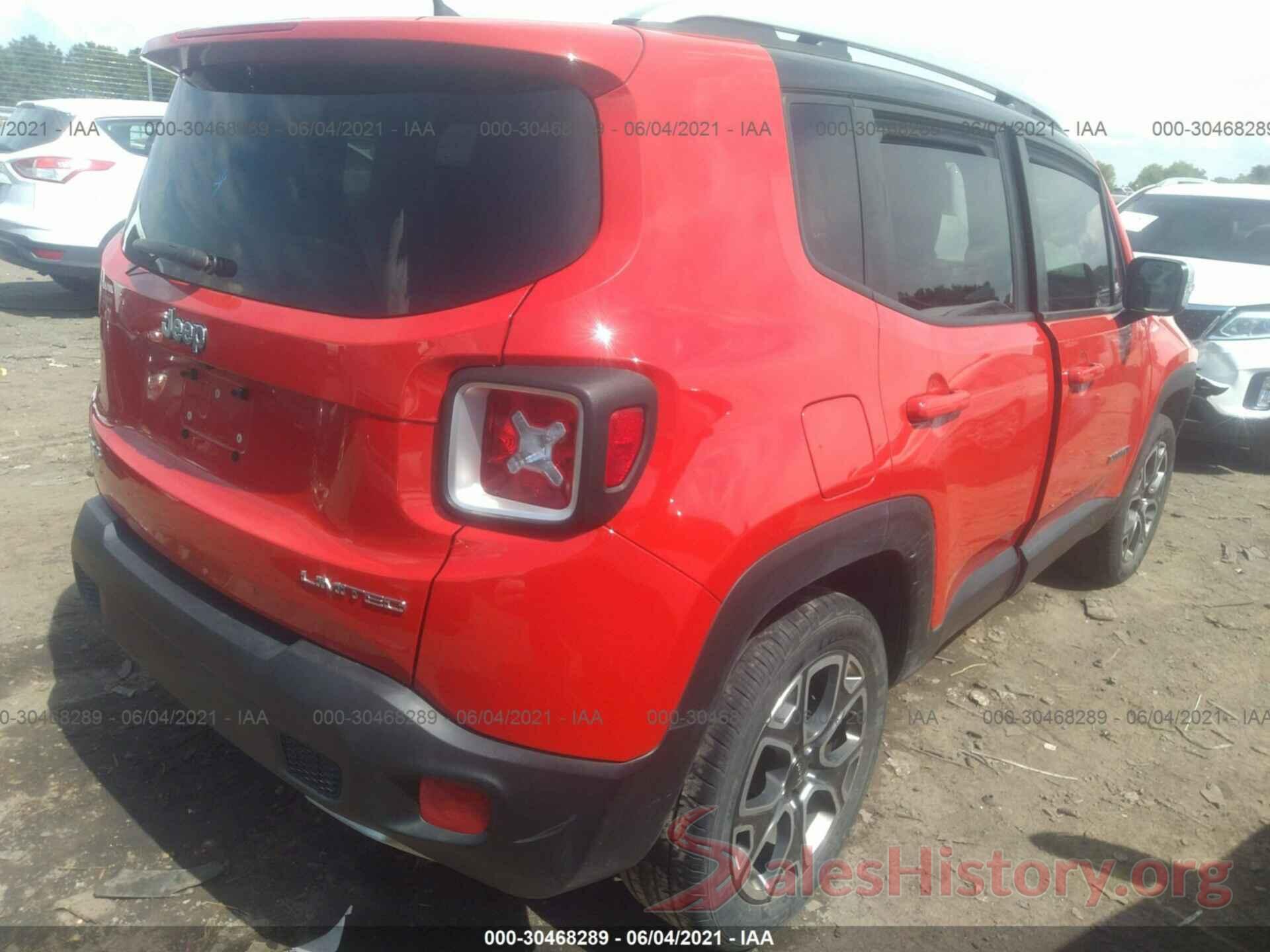 ZACCJBDT5GPC66757 2016 JEEP RENEGADE