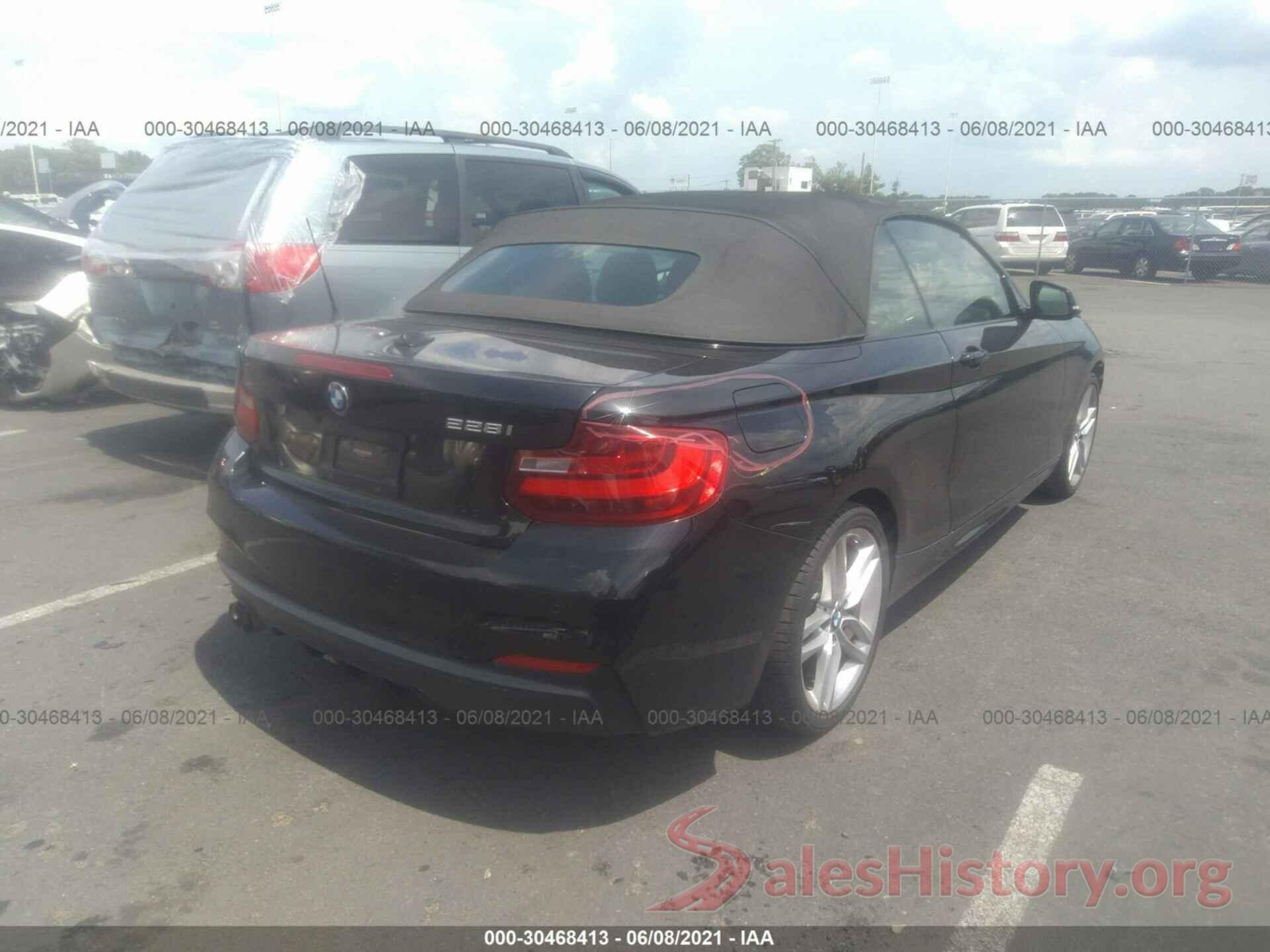 WBA1K9C56GV322629 2016 BMW 2 SERIES