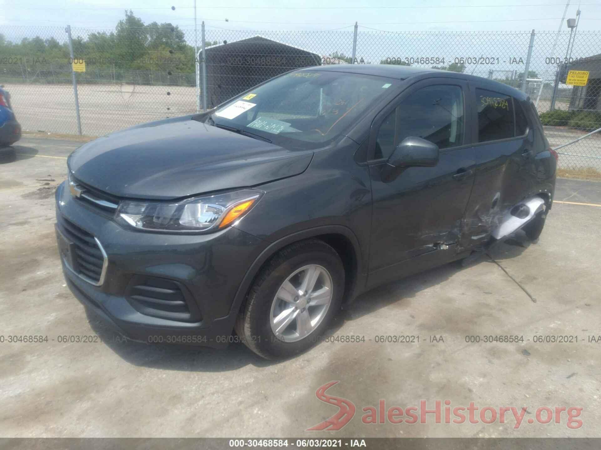 3GNCJKSB1KL291562 2019 CHEVROLET TRAX