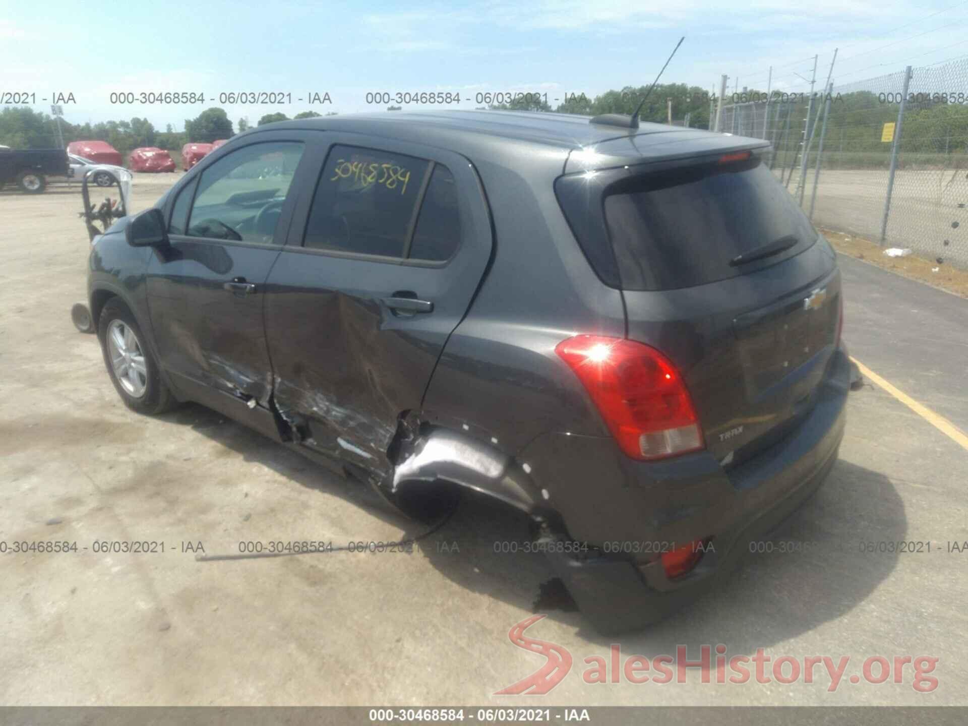 3GNCJKSB1KL291562 2019 CHEVROLET TRAX