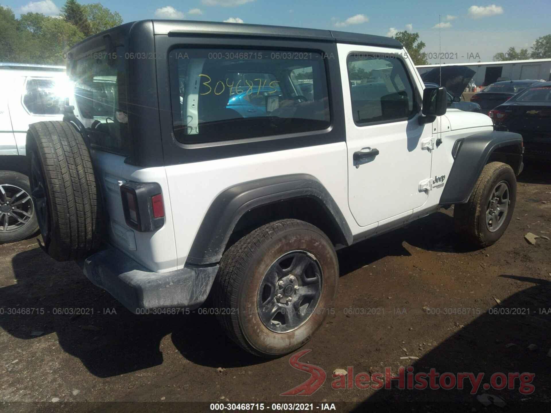 1C4GJXAN0LW183612 2020 JEEP WRANGLER