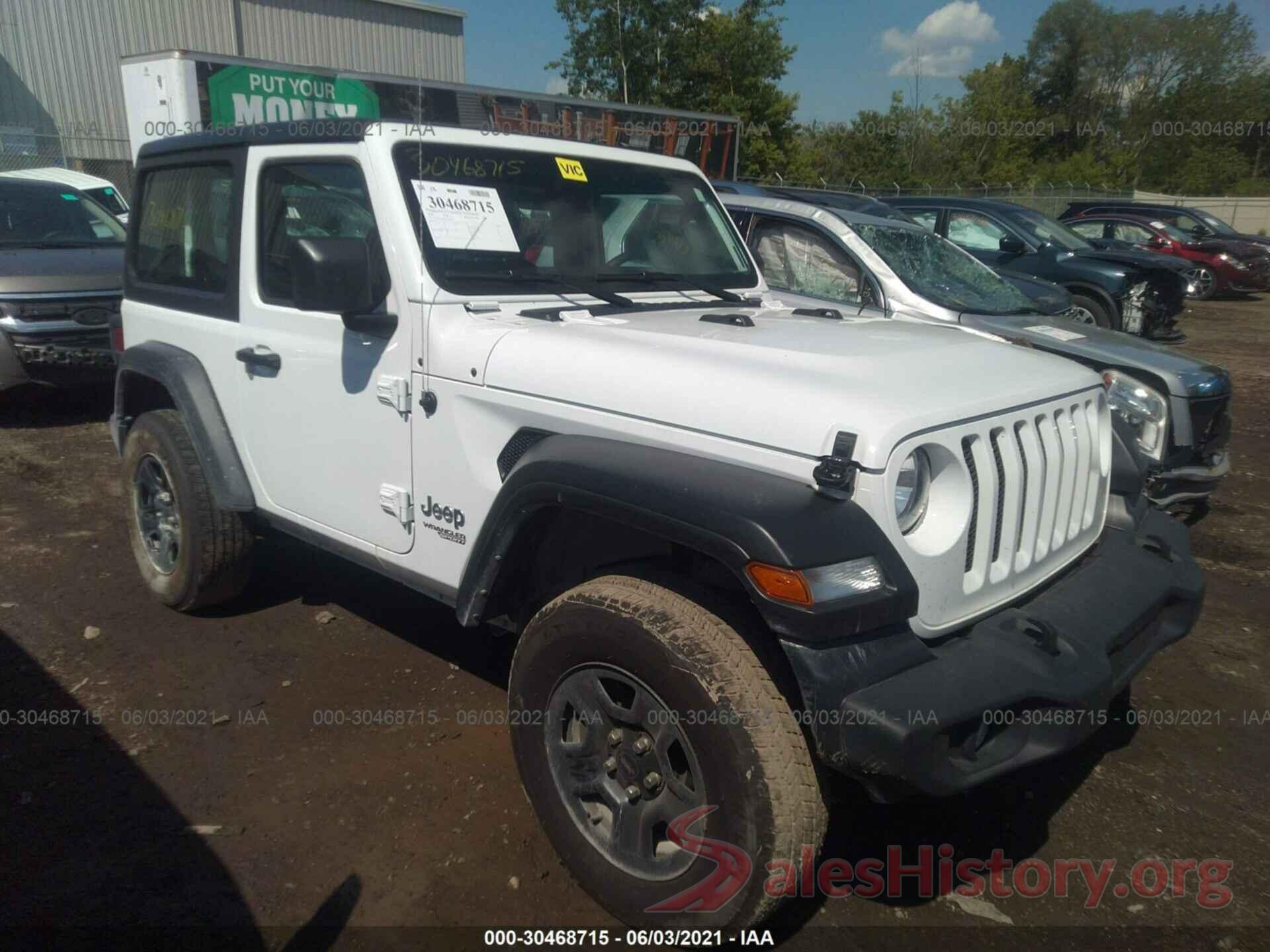 1C4GJXAN0LW183612 2020 JEEP WRANGLER