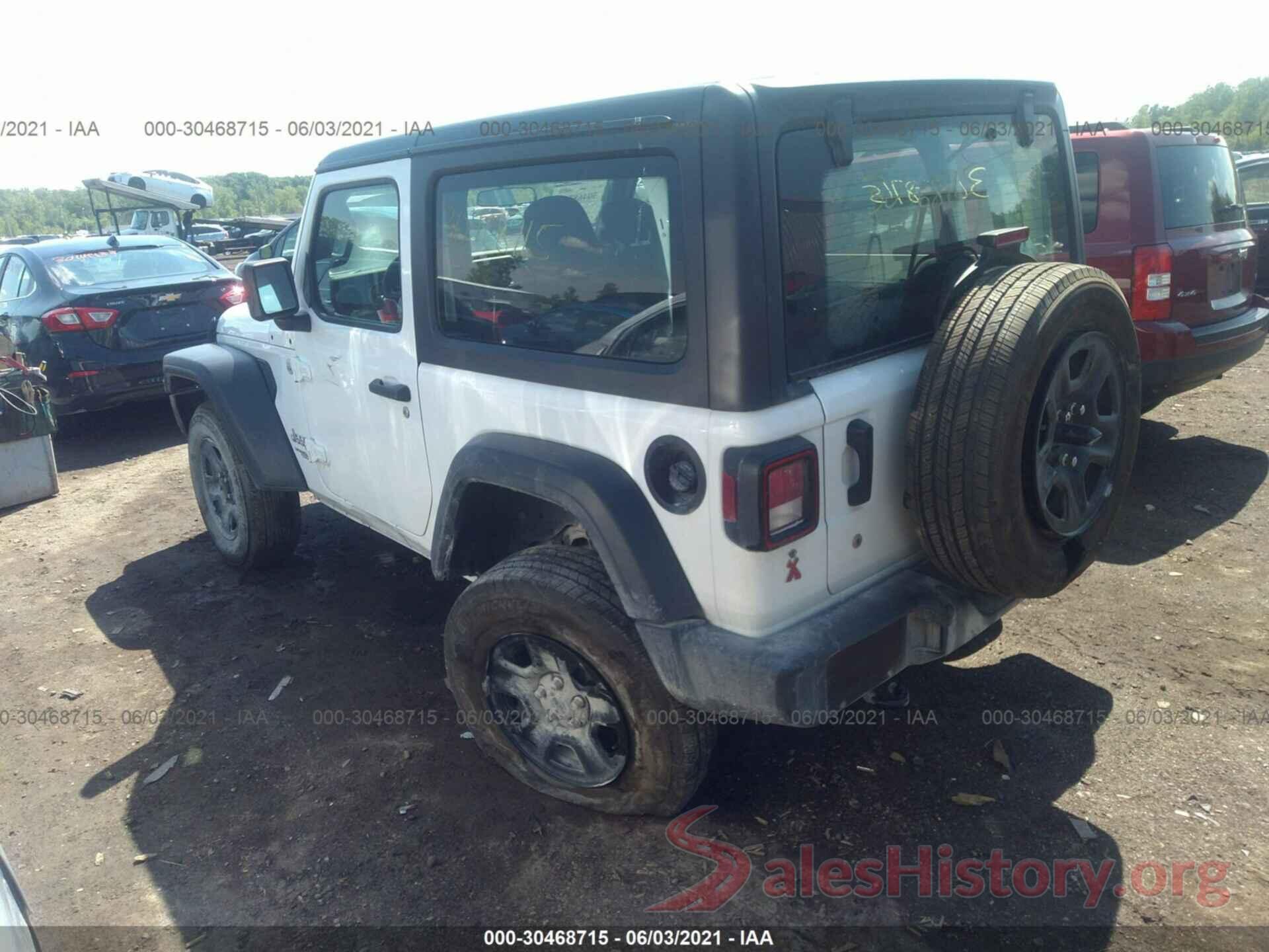 1C4GJXAN0LW183612 2020 JEEP WRANGLER