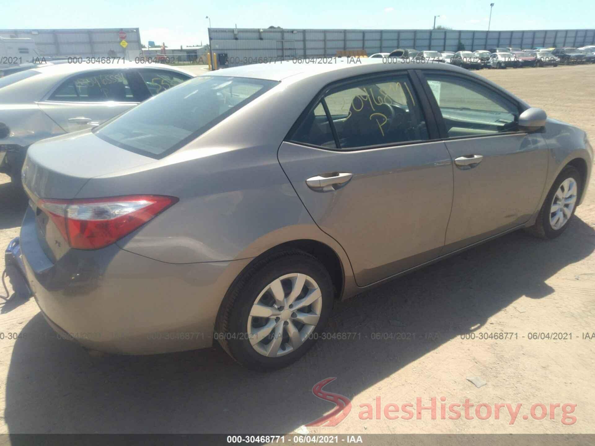 2T1BURHE8GC684409 2016 TOYOTA COROLLA