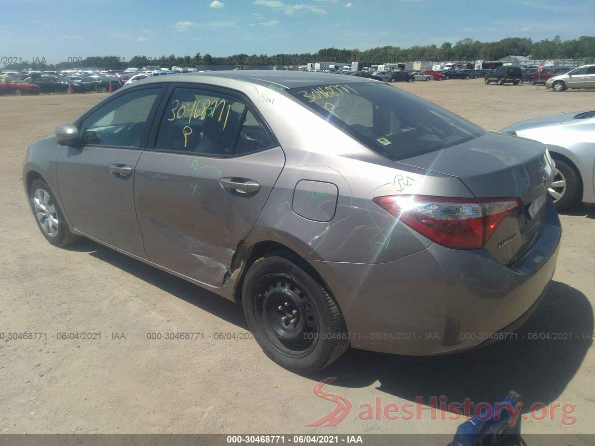 2T1BURHE8GC684409 2016 TOYOTA COROLLA