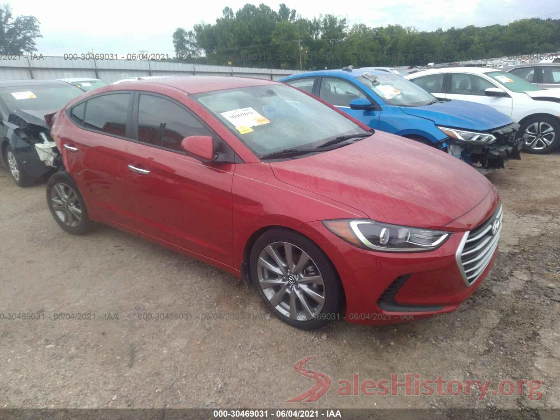 5NPD84LF7JH344155 2018 HYUNDAI ELANTRA