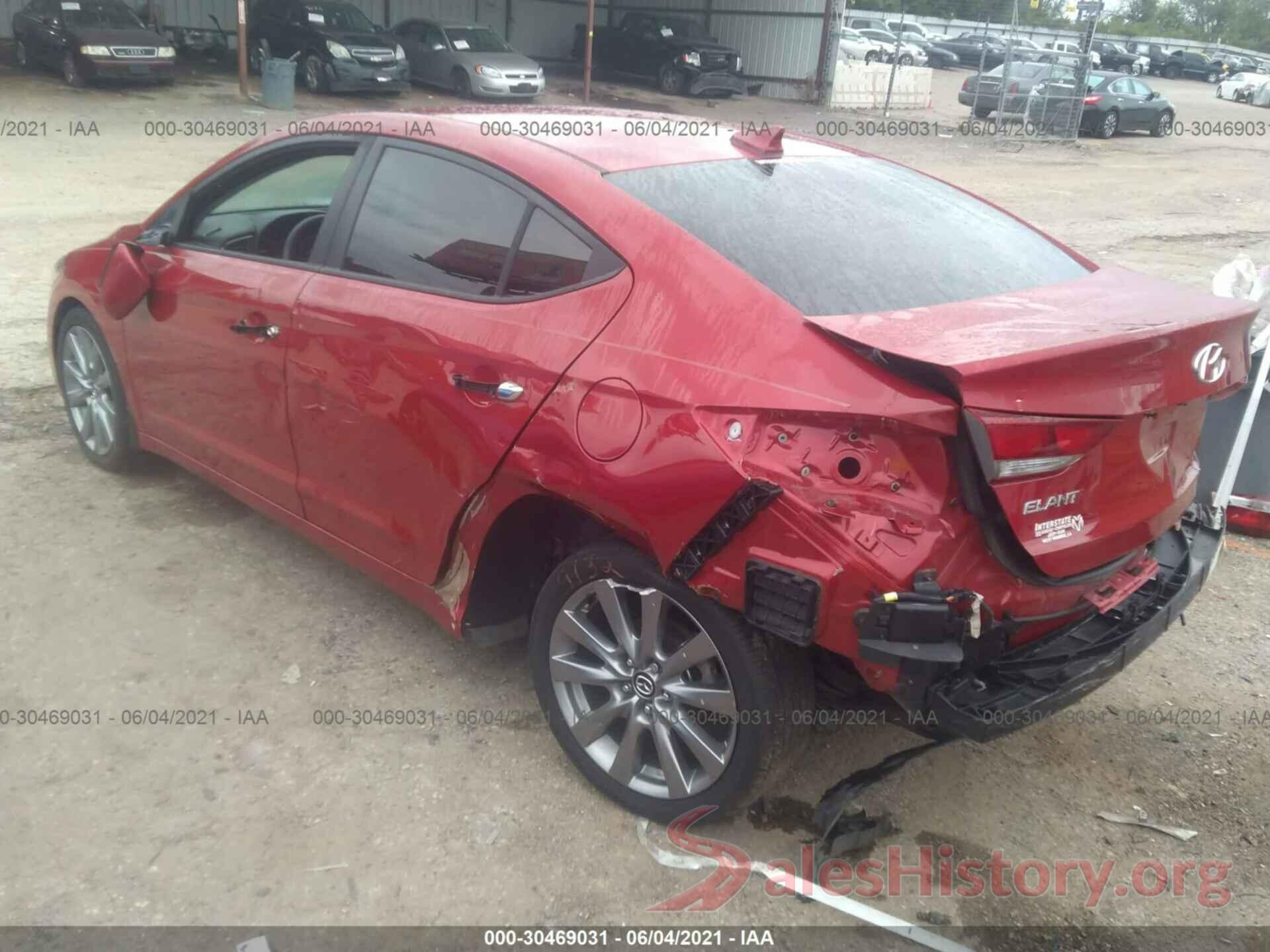 5NPD84LF7JH344155 2018 HYUNDAI ELANTRA