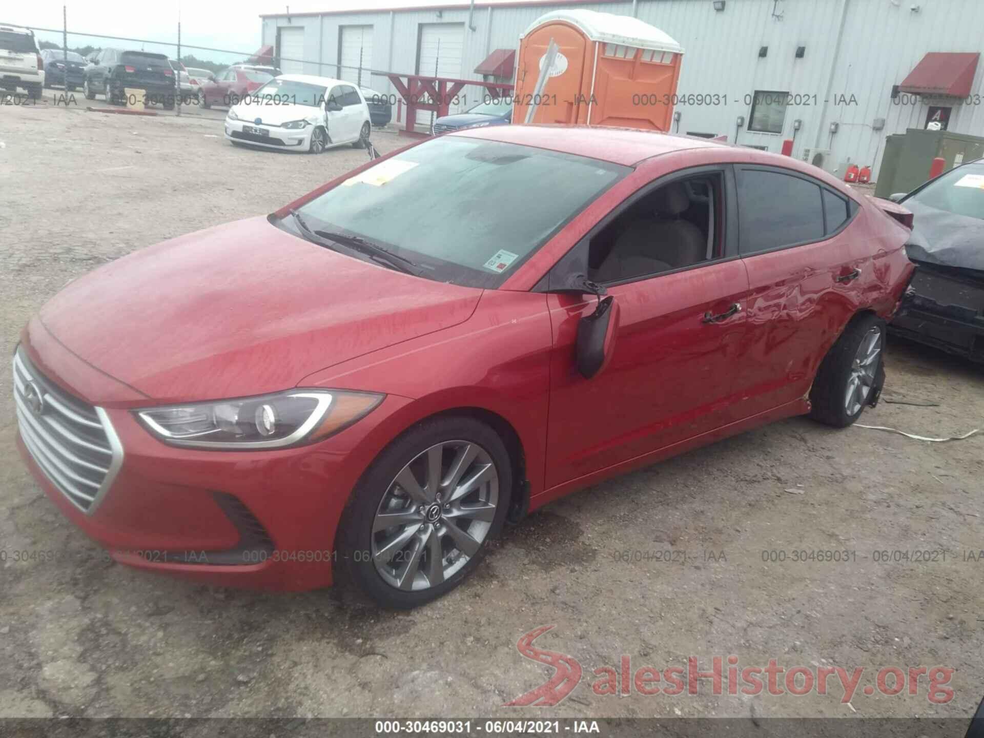 5NPD84LF7JH344155 2018 HYUNDAI ELANTRA