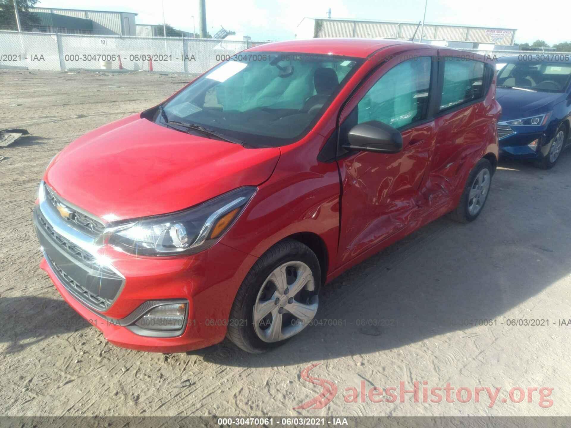 KL8CB6SA6LC430322 2020 CHEVROLET SPARK