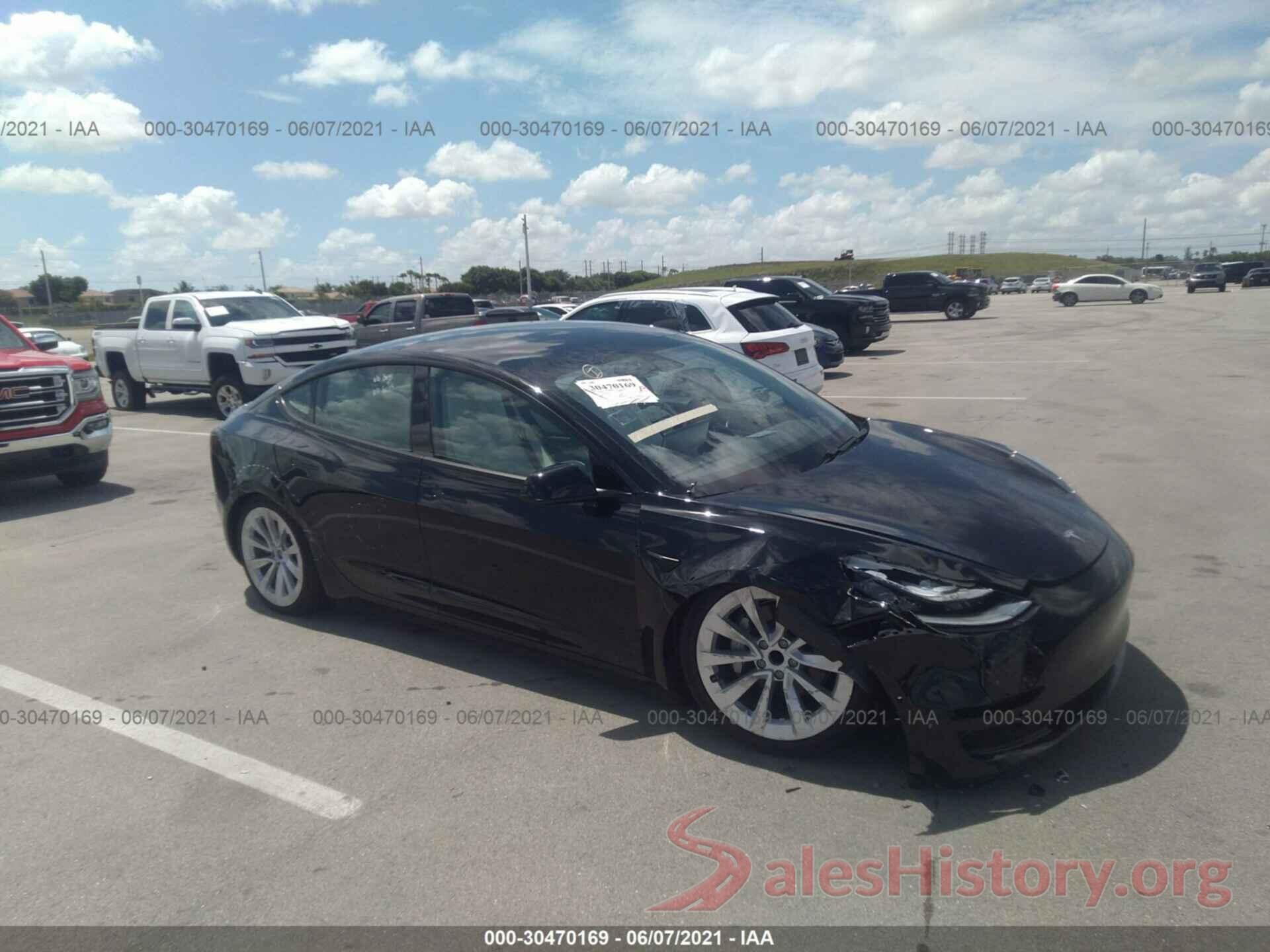 5YJ3E1EA3MF849908 2021 TESLA MODEL 3