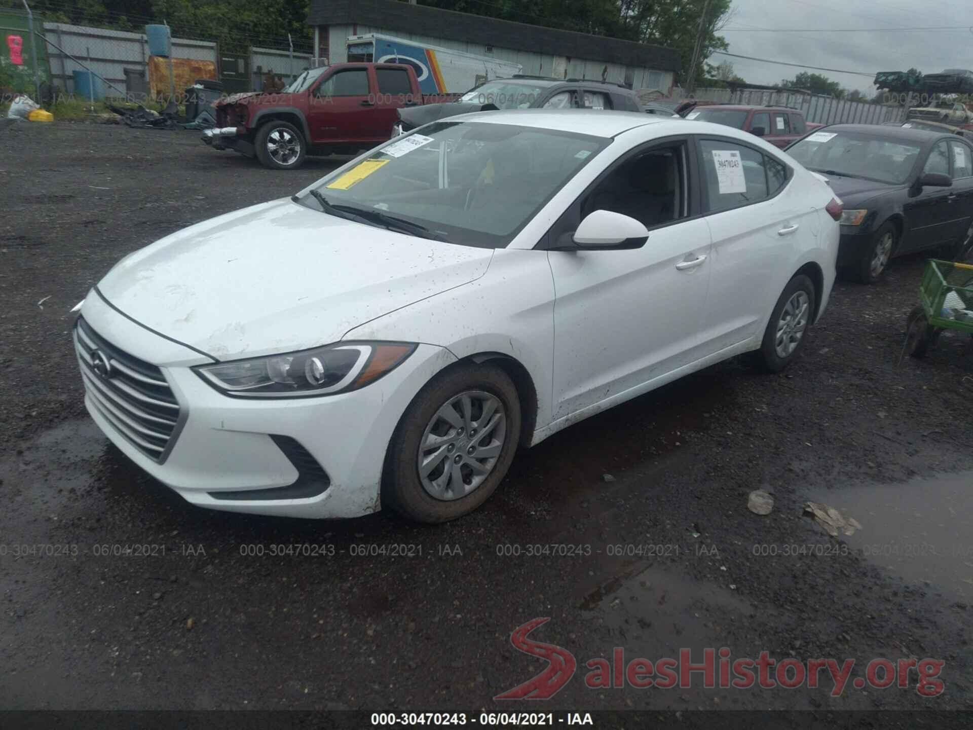 5NPD74LF0HH163007 2017 HYUNDAI ELANTRA