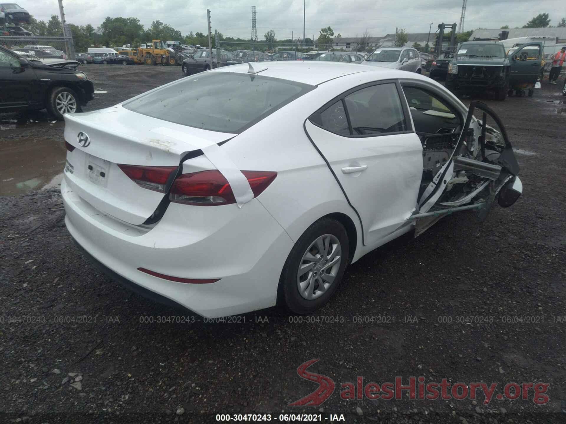 5NPD74LF0HH163007 2017 HYUNDAI ELANTRA