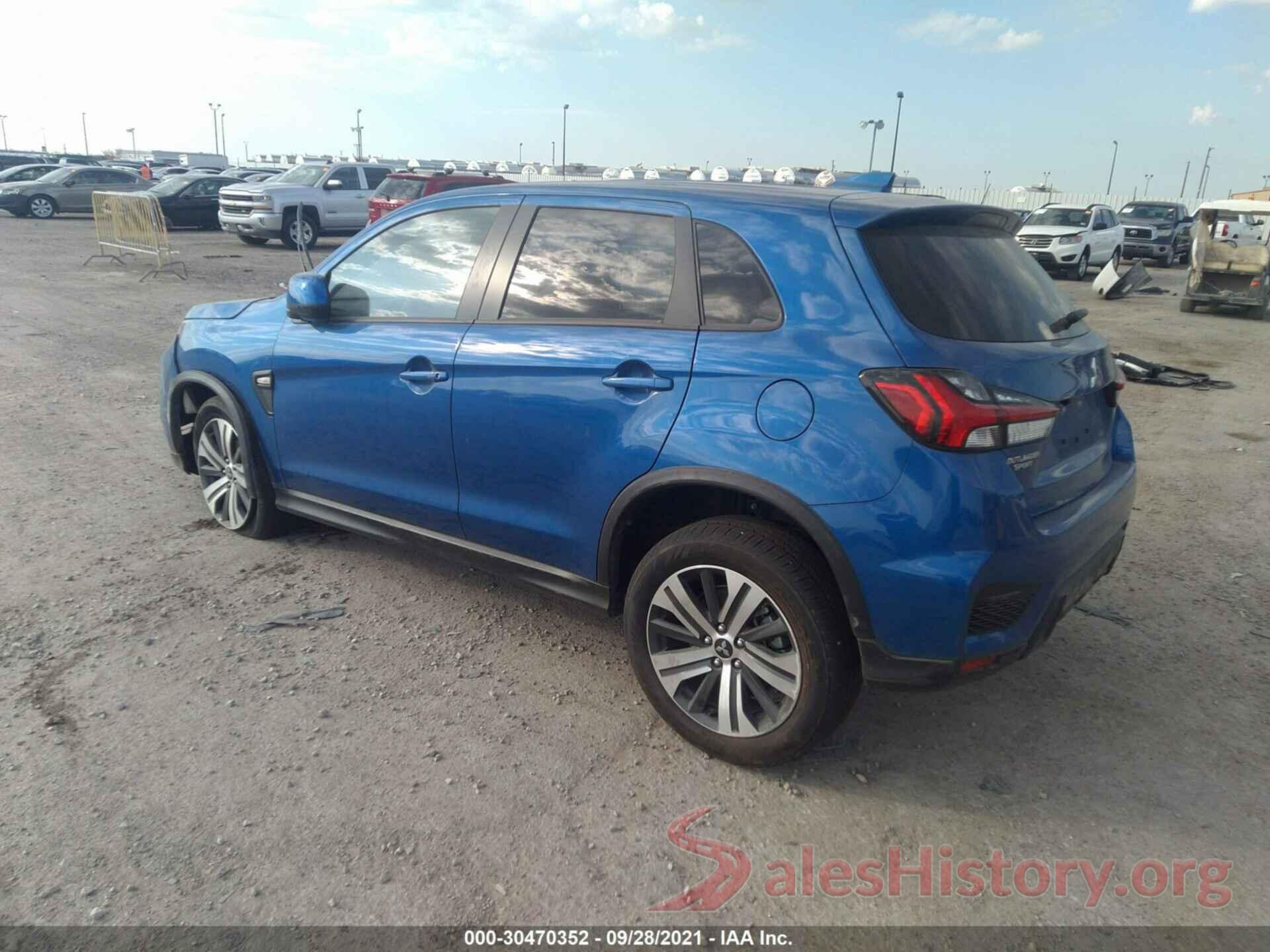 JA4APUAU1MU024289 2021 MITSUBISHI OUTLANDER SPORT