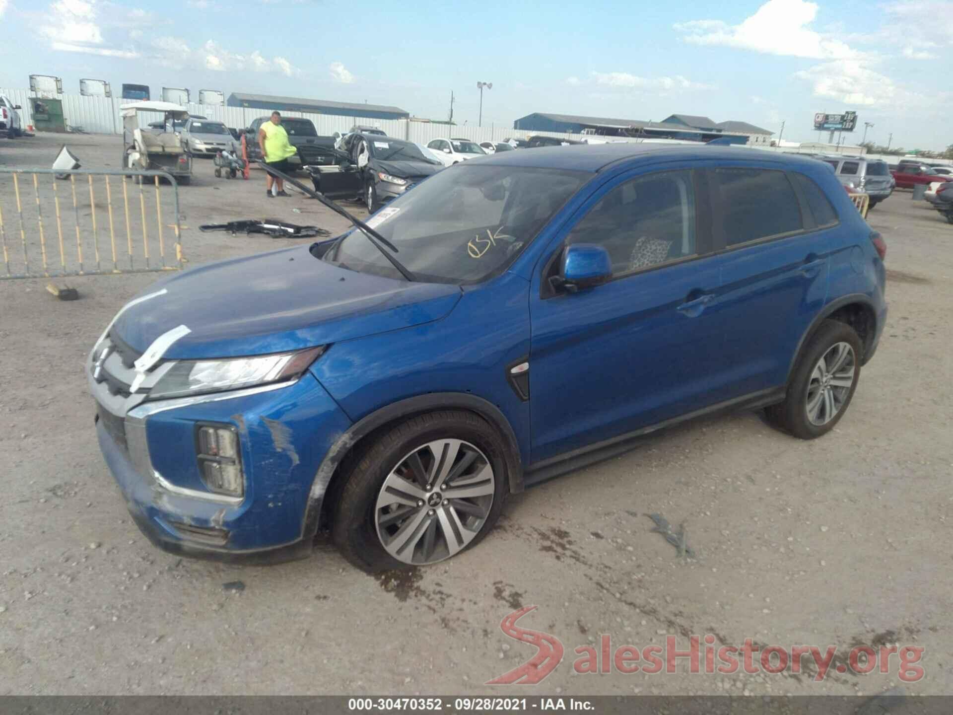 JA4APUAU1MU024289 2021 MITSUBISHI OUTLANDER SPORT